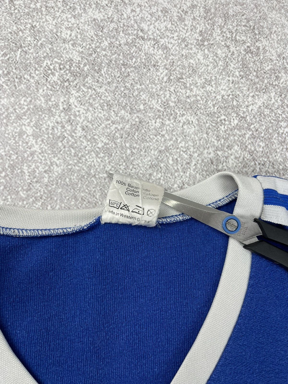 Adidas Vintage 70’s 80’s Adidas Soccer Jersey Made in West Germany Size US L / EU 52-54 / 3 - 10 Thumbnail