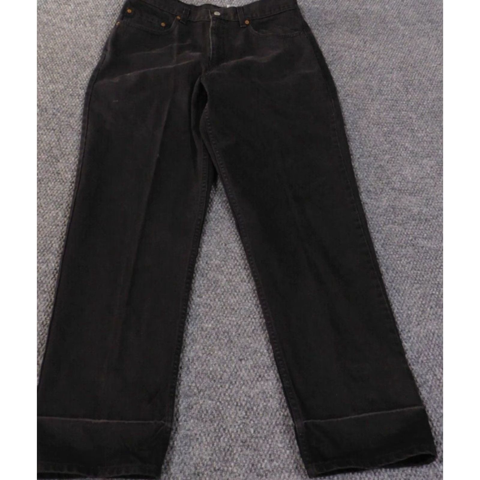 Levi's Levi's Jeans 36x32 Black 550 Relaxed Fit Denim Straight Men Regular 550 Series Retro Size US 36 / EU 52 - 2 Thumbnail