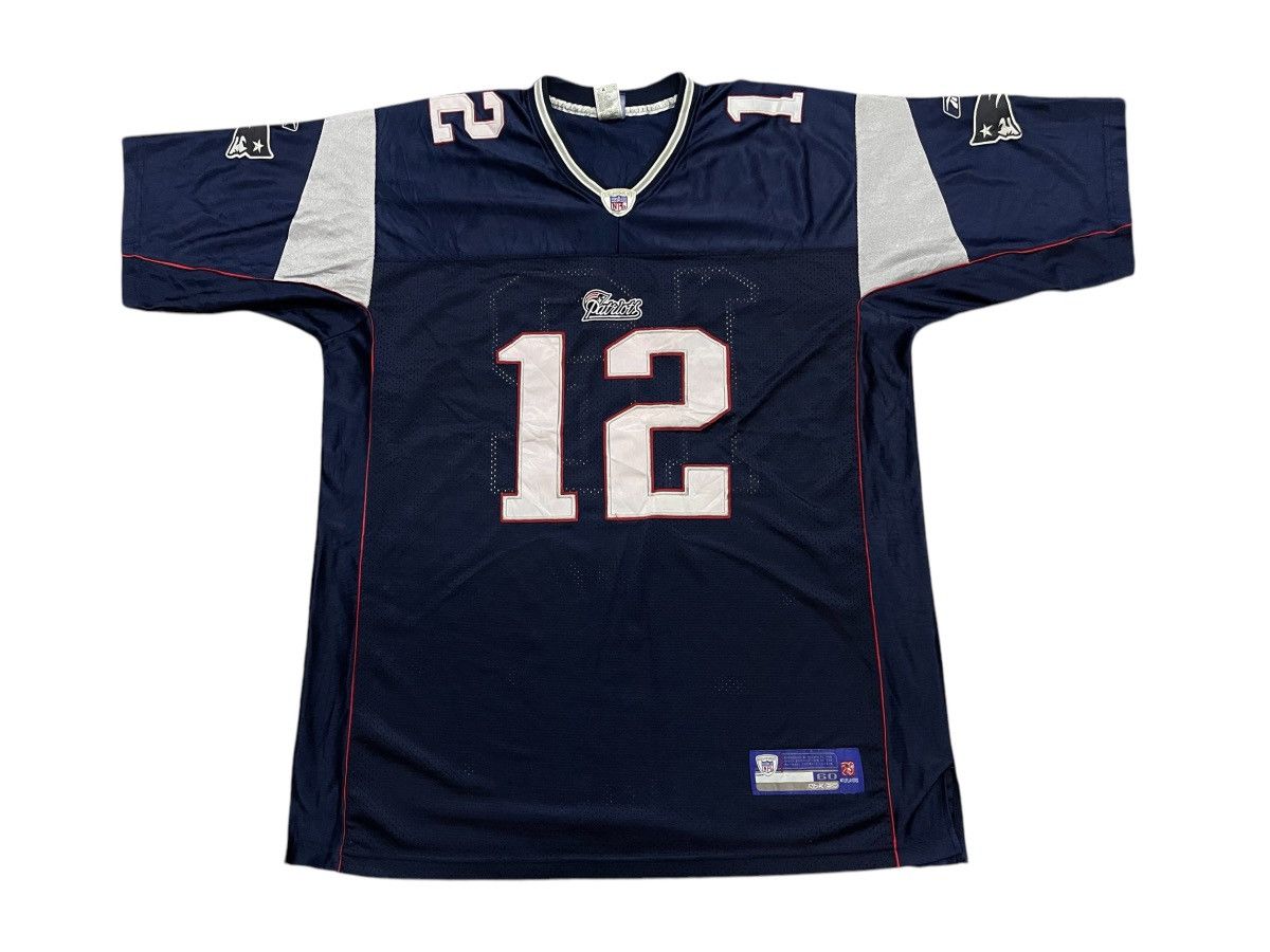 VINTAGE NFL NEW ENGLAND PATRIOTS JERSEY TOM BRADY 12