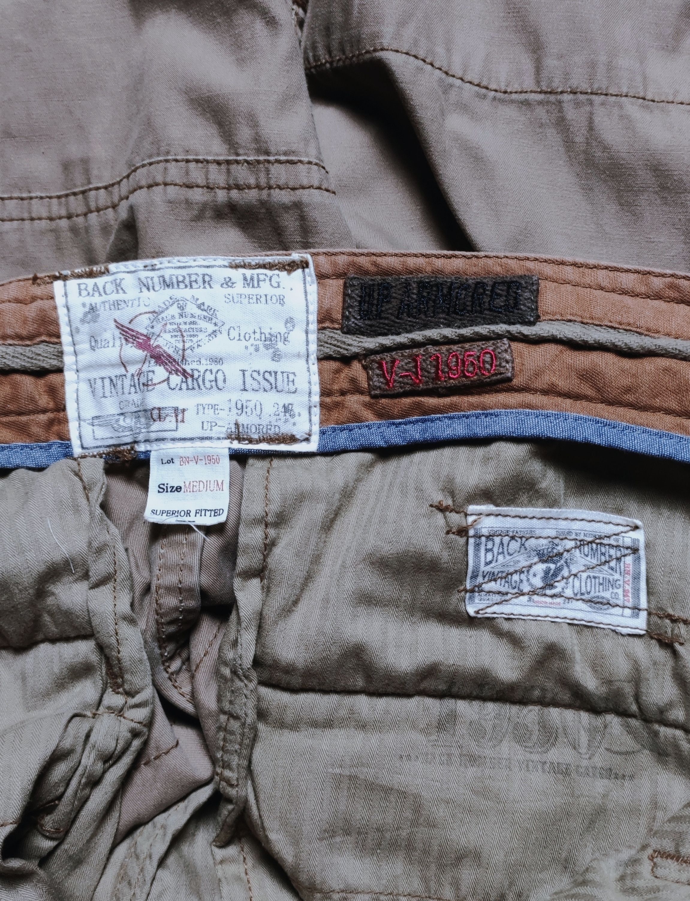 Other Back Number Army Inspired Multipocket Cargo 3/4 Combat Pants Size US 32 / EU 48 - 6 Thumbnail