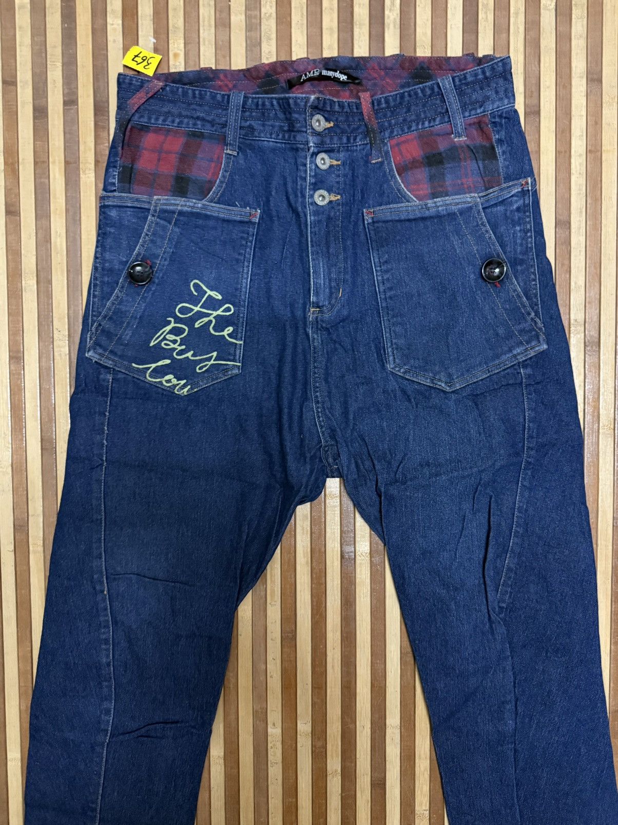 AMP AMP Manydope Denim Cargo Pants / Urban Style / Streetwear Size US 32 / EU 48 - 3 Thumbnail