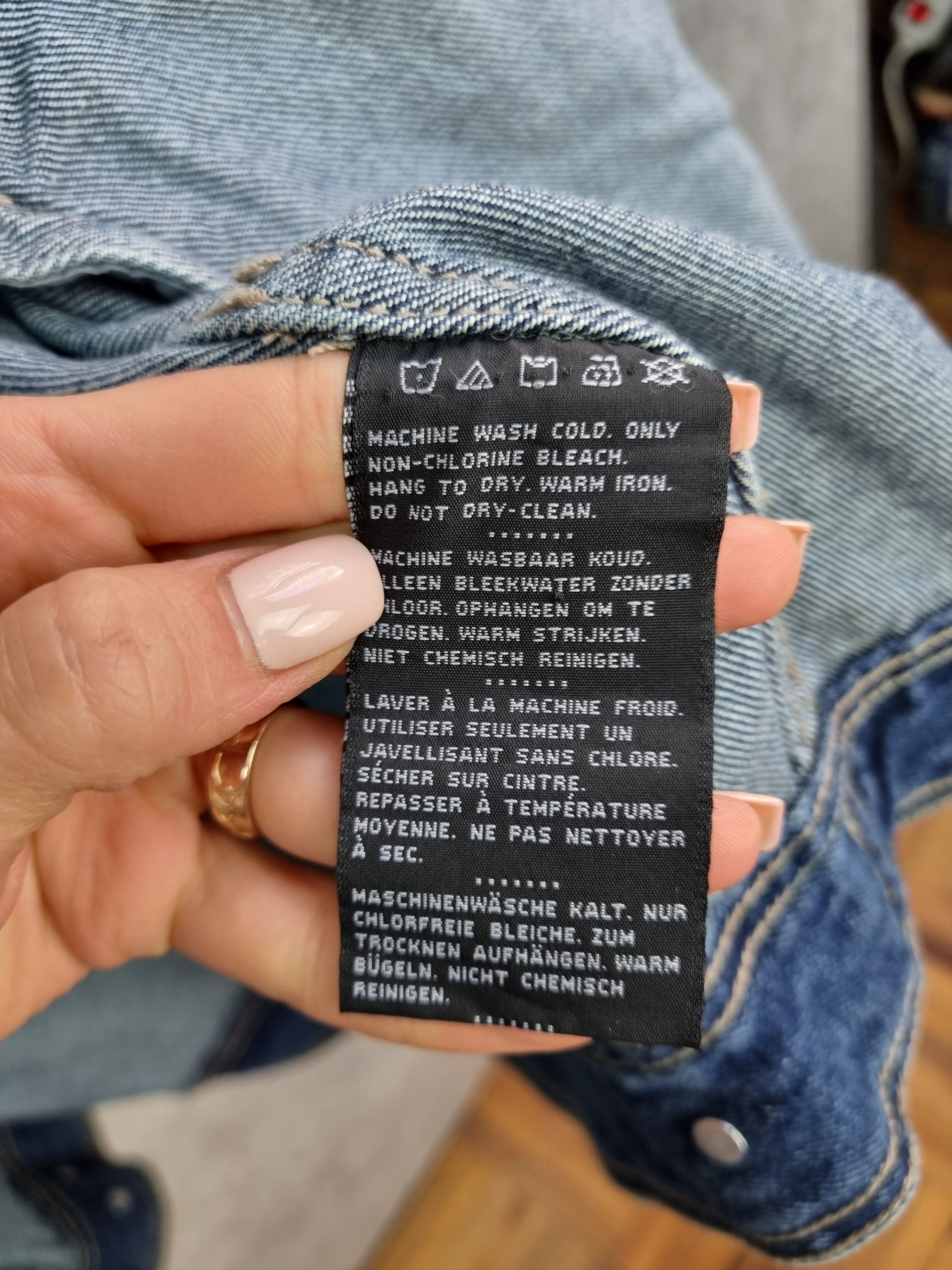 Harley Davidson × Vintage Harley Davidson Big Size Big Logo Denim Vest Size US XXL / EU 58 / 5 - 14 Thumbnail