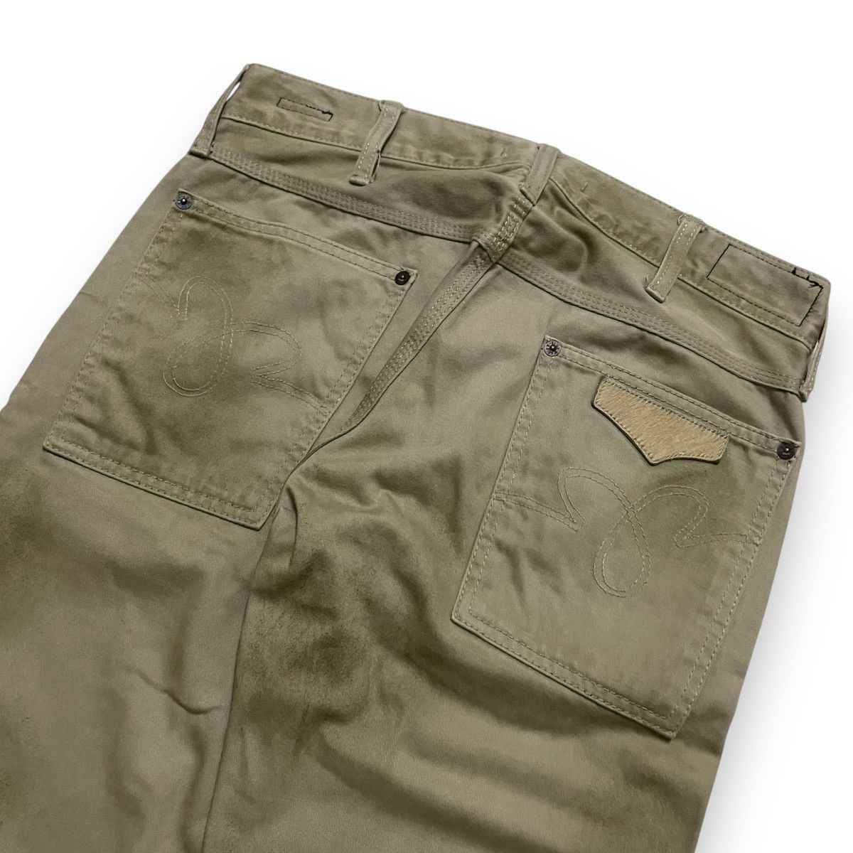Tornado Mart Original Flared BlueWay B.W.Luxer Jeans Maker Size US 32 / EU 48 - 9 Thumbnail
