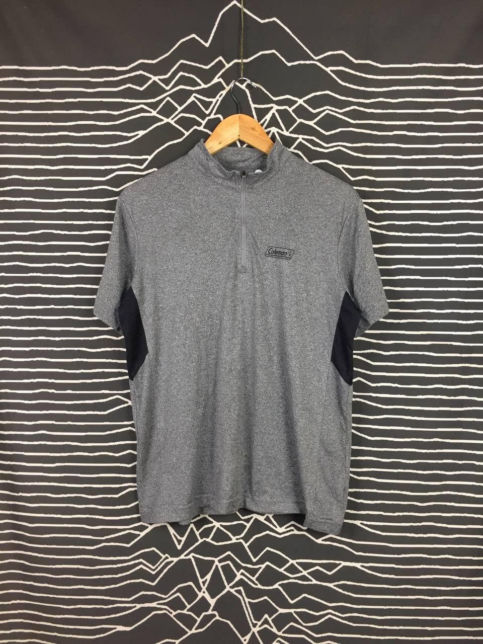 Coleman × Vintage Vtg Coleman Half Zipper Outdoor Activewear Tee Size US L / EU 52-54 / 3 - 1 Thumbnail