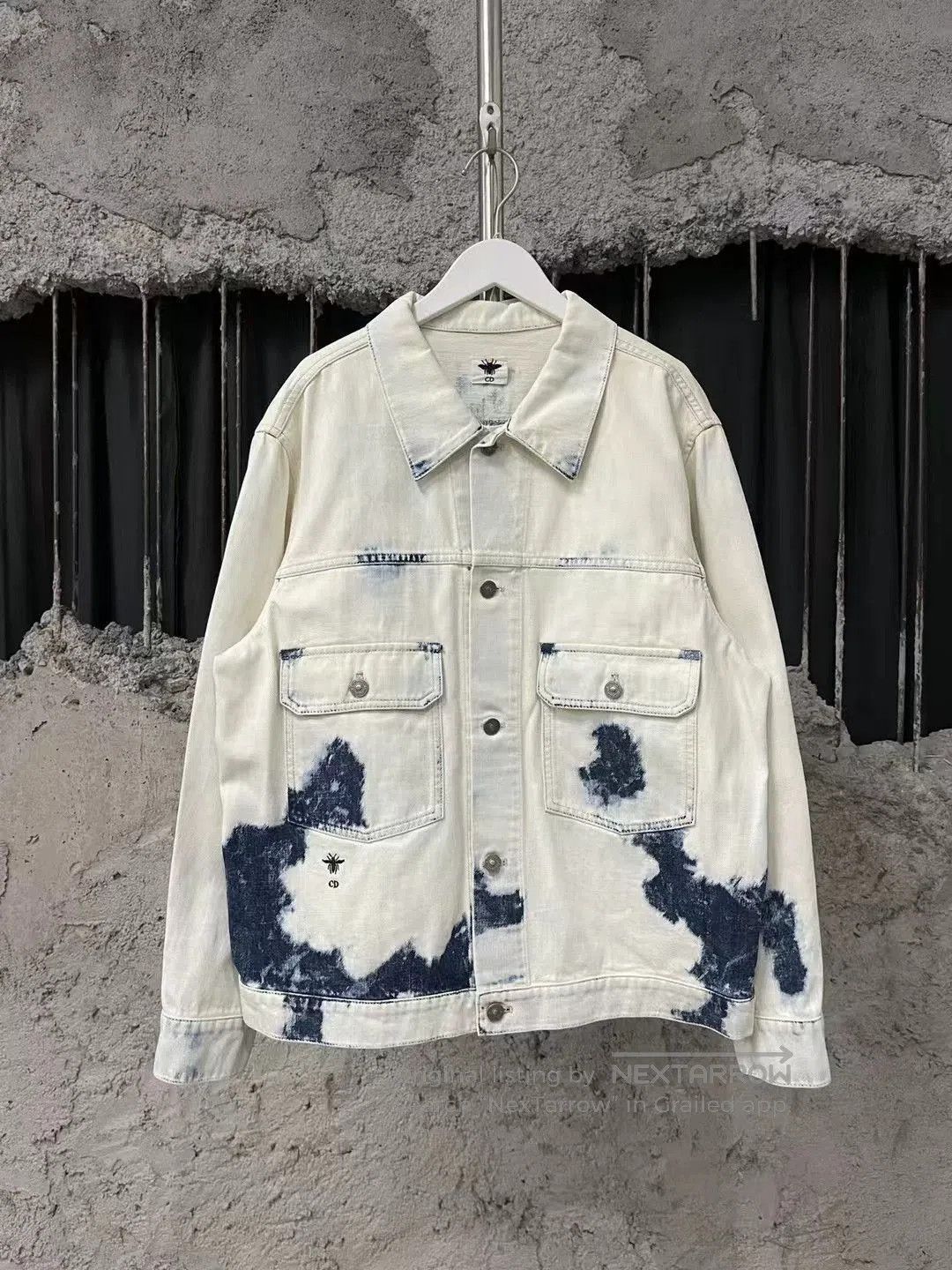 Dior Dior Tie-Dye Denim Jacket. Size US XS / EU 42 / 0 - 1 Thumbnail