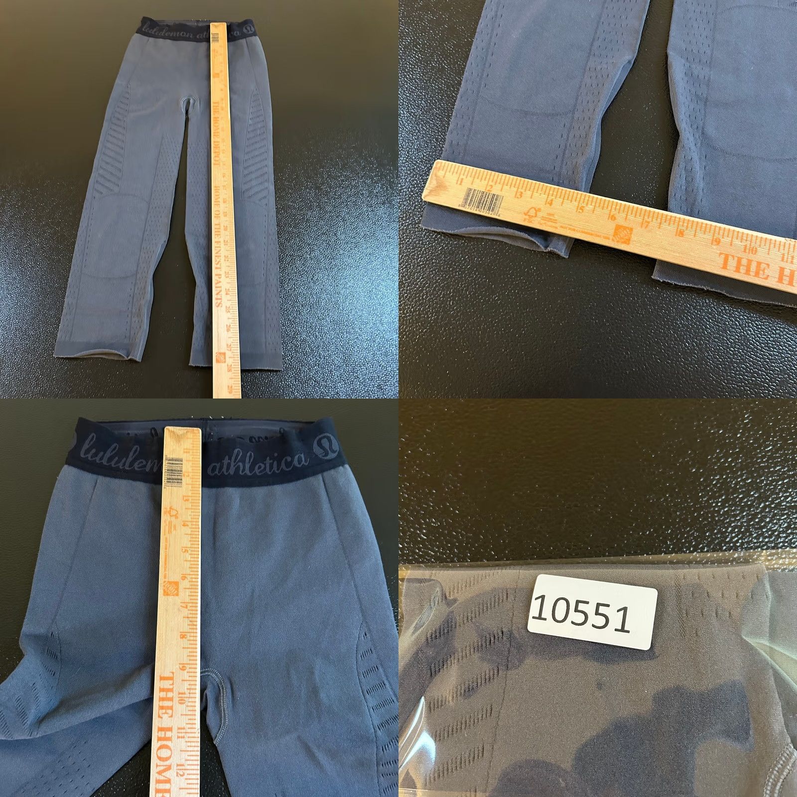 Lululemon Lululemon Ebb To Street Leggings Women Small Gray Seamless Cropped Size 28" / US 6 / IT 42 - 8 Thumbnail
