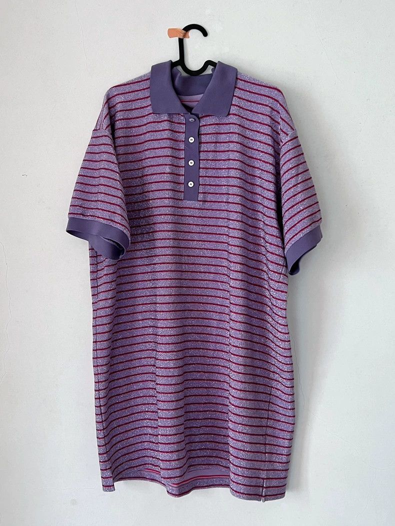 Maison Margiela Maison Margiela Gold silk polo short-sleeved shirt 2501-Nex Size US S / EU 44-46 / 1 - 1 Thumbnail