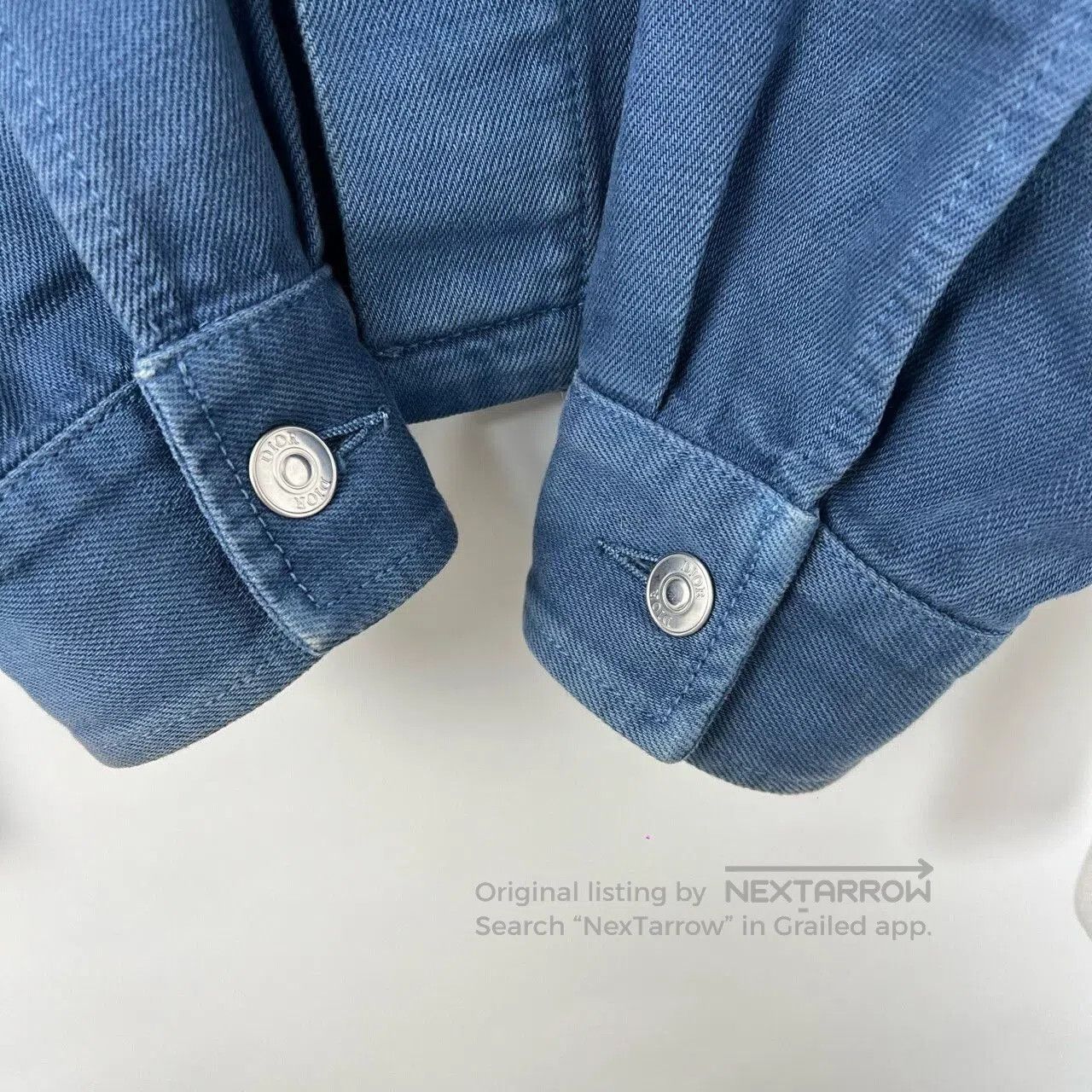 Dior Dior 1947 Embroidered Logo Denim Jacket. Size US S / EU 44-46 / 1 - 4 Thumbnail
