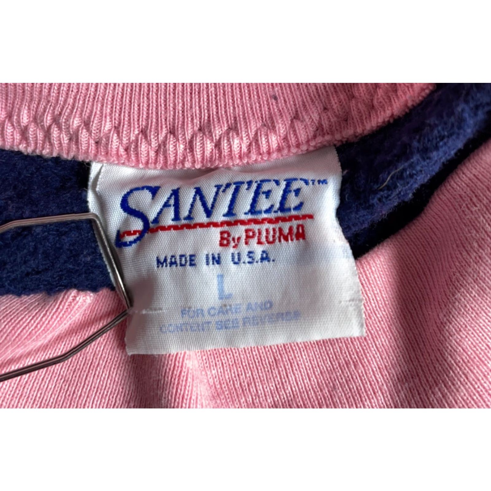 Vintage VINTAGE 90s Grandma Love Sweatshirt Santee Blue Raglan Sleeve Pullover Long Sleeve Floral Print Graphic Fall Winter Spring Summer Women Adult Large) Size L / US 10 / IT 46 - 3 Thumbnail