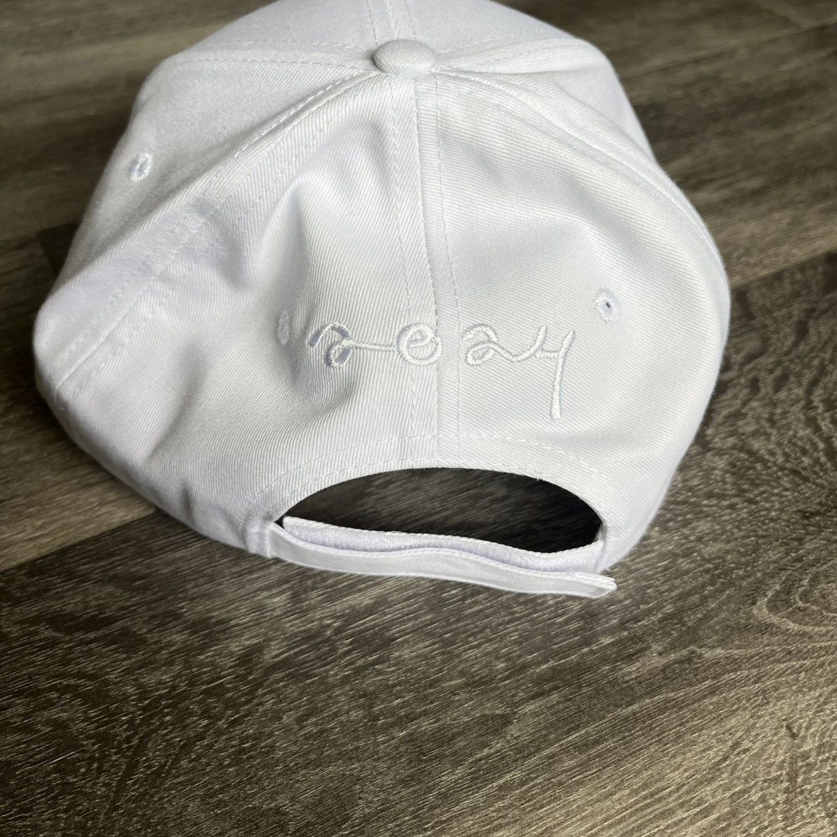Asspizza Asspizza Face Velcro White on White Embroidered Logo Hat Size ONE SIZE - 3 Thumbnail