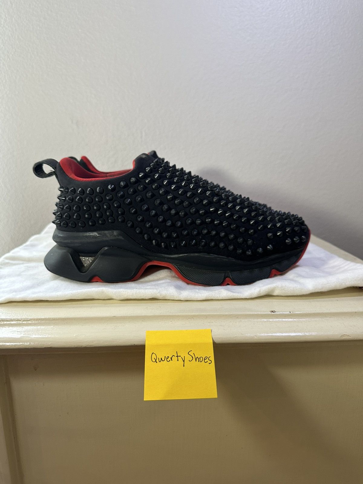 Christian Louboutin Christian Louboutin Spiked Shoe Size US 8.5 / IT 38.5 - 1 Thumbnail