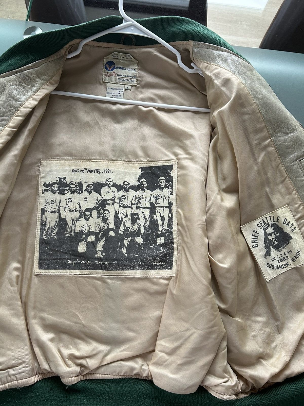 Avirex Rare 90s Avirex leather bomber jacket | Grailed