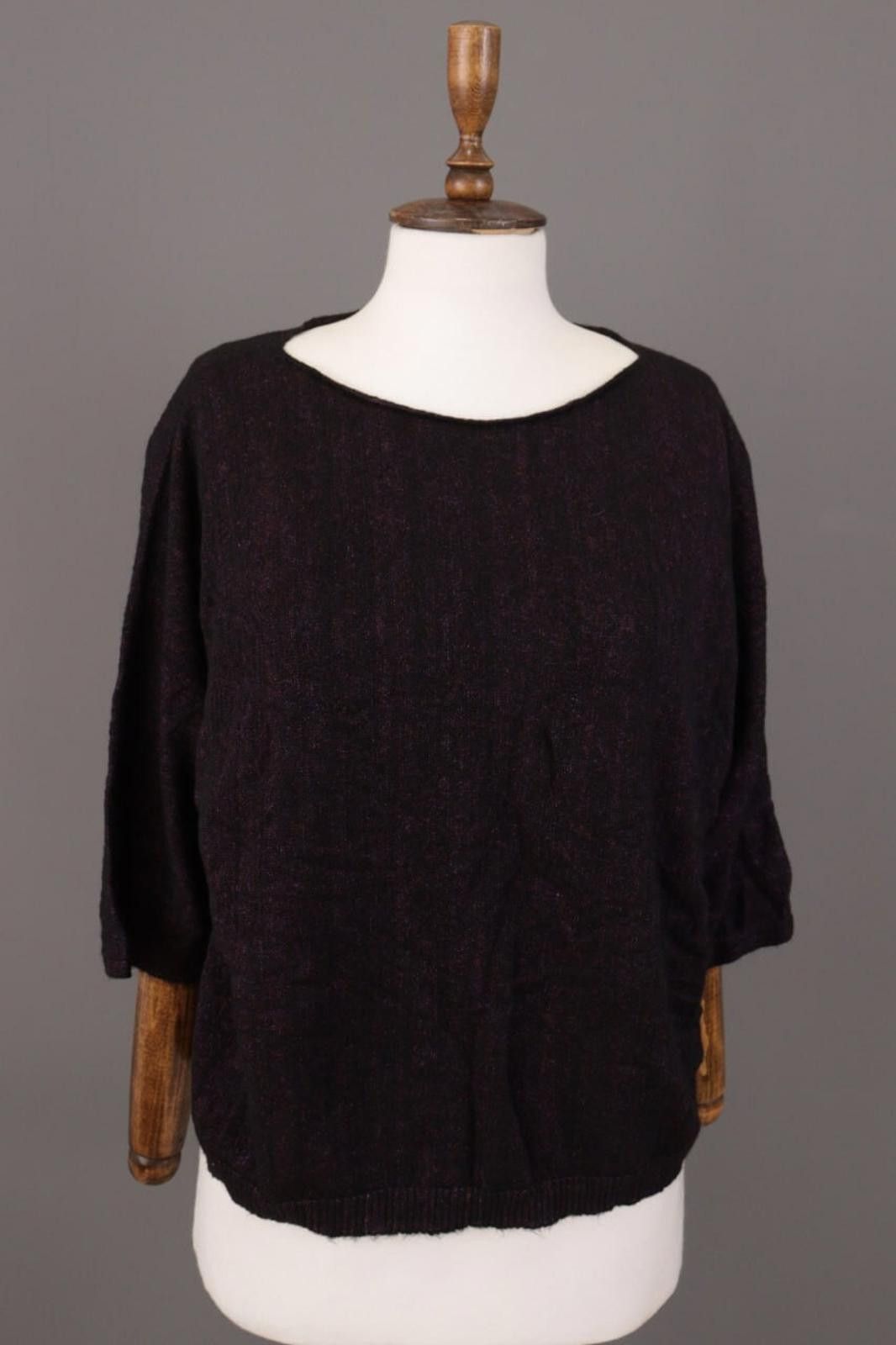 Emporio Armani Emporio Armani Black Label Purple Wool Knit Sweater Size 46 Size M / US 6-8 / IT 42-44 - 1 Thumbnail