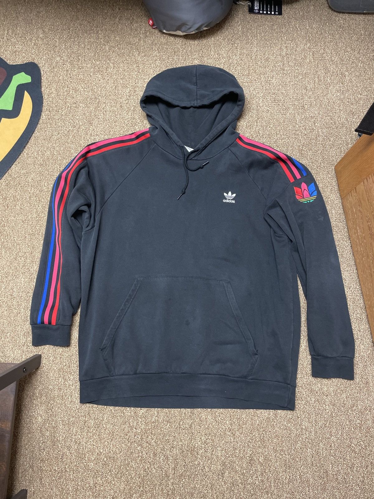 Adidas Adidas Trefoil Logo Hoodie Size US XL / EU 56 / 4 - 1 Thumbnail