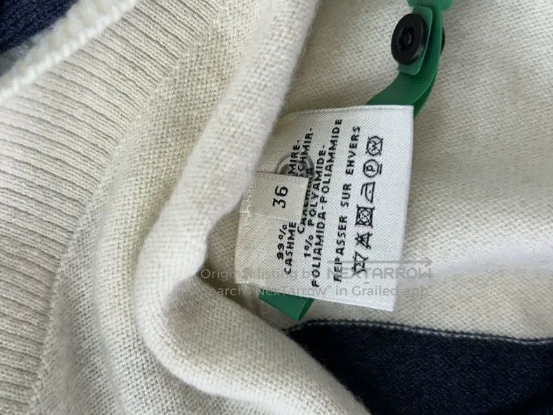 Hermes Hermes Black and Beige Knit Sweater Size XS / US 0-2 / IT 36-38 - 8 Thumbnail