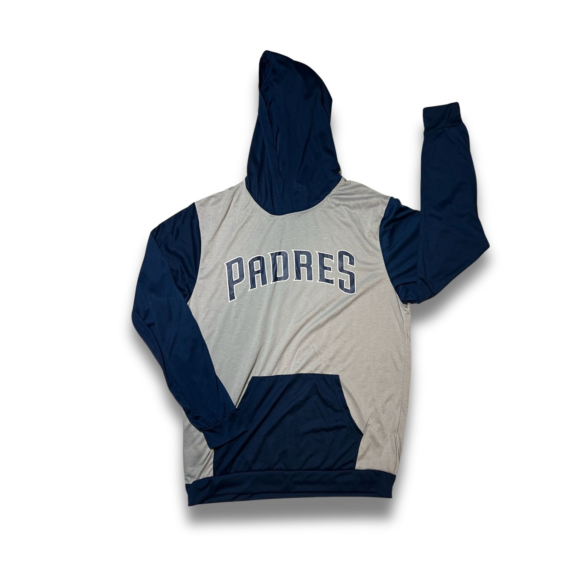 Other San Diego Padres Pull-Up Hoodie Adult L Navy & Gray Cotton/P Size US L / EU 52-54 / 3 - 2 Thumbnail