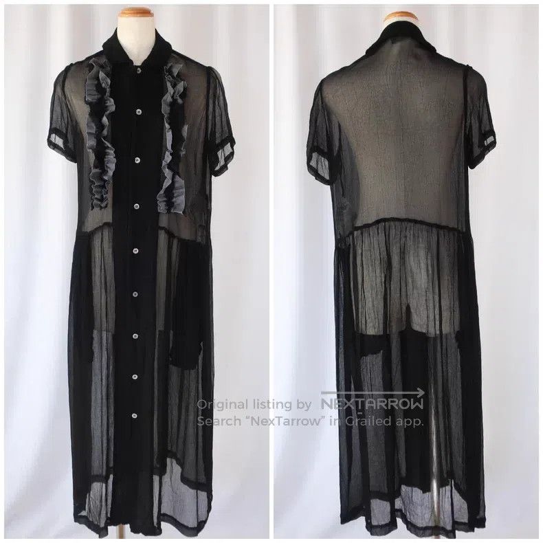 Comme des Garcons Comme Des Garcons Transparent shirt dress Size M / US 6-8 / IT 42-44 - 1 Thumbnail