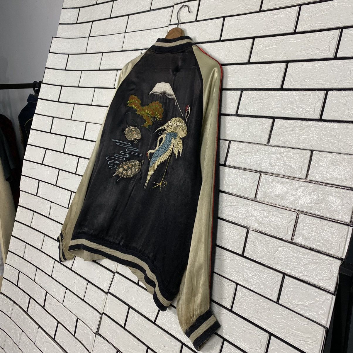 Japanese Brand 🔥Vintage Reversible Souvenir Sukajan Jacket Embroidery Toyo Size US L / EU 52-54 / 3 - 12 Thumbnail