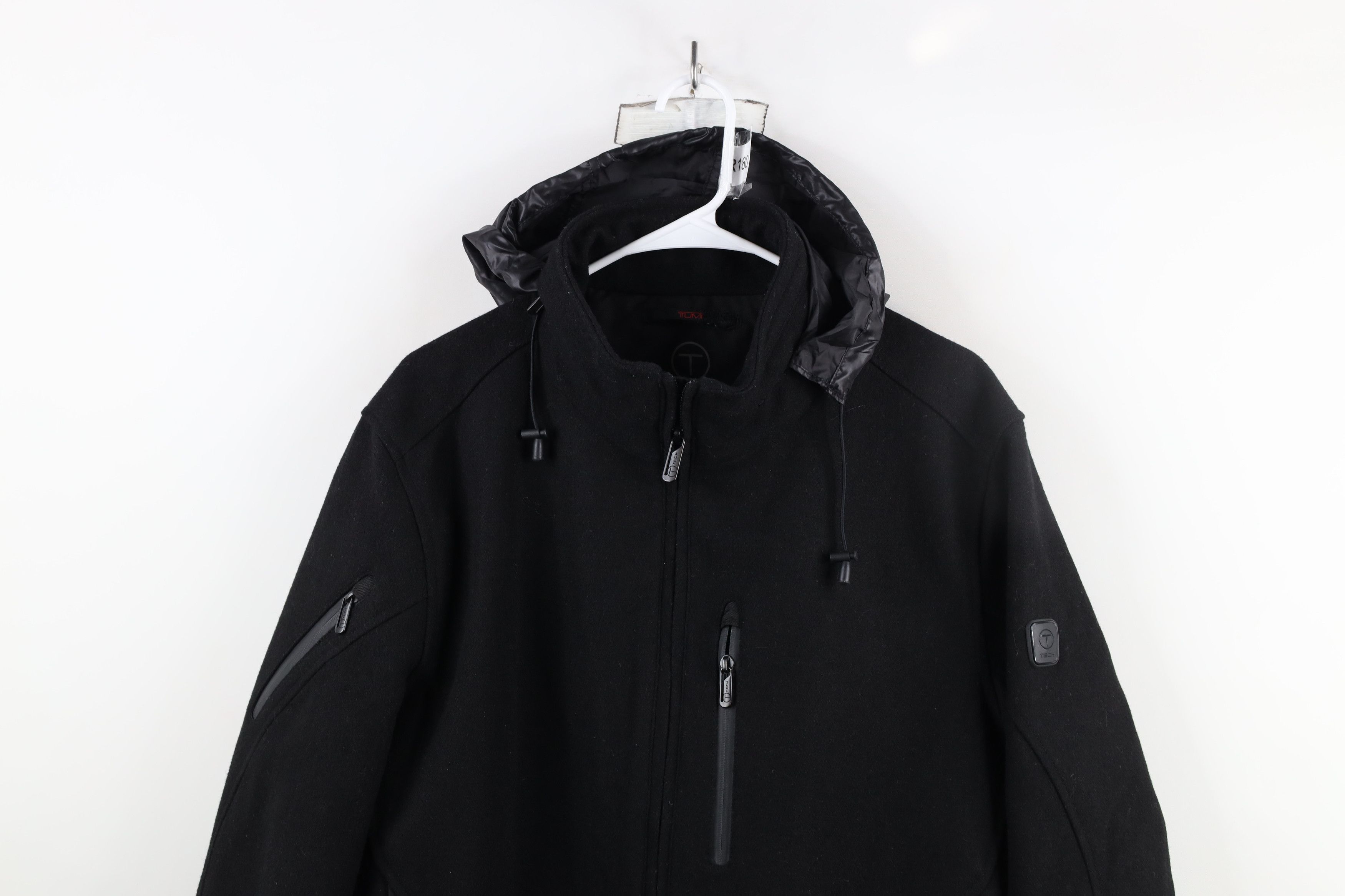 Tumi × Vintage Tumi T Tech Blend Hooded Quilt Lined Full Zip Jacket Black Size US M / EU 48-50 / 2 - 2 Thumbnail