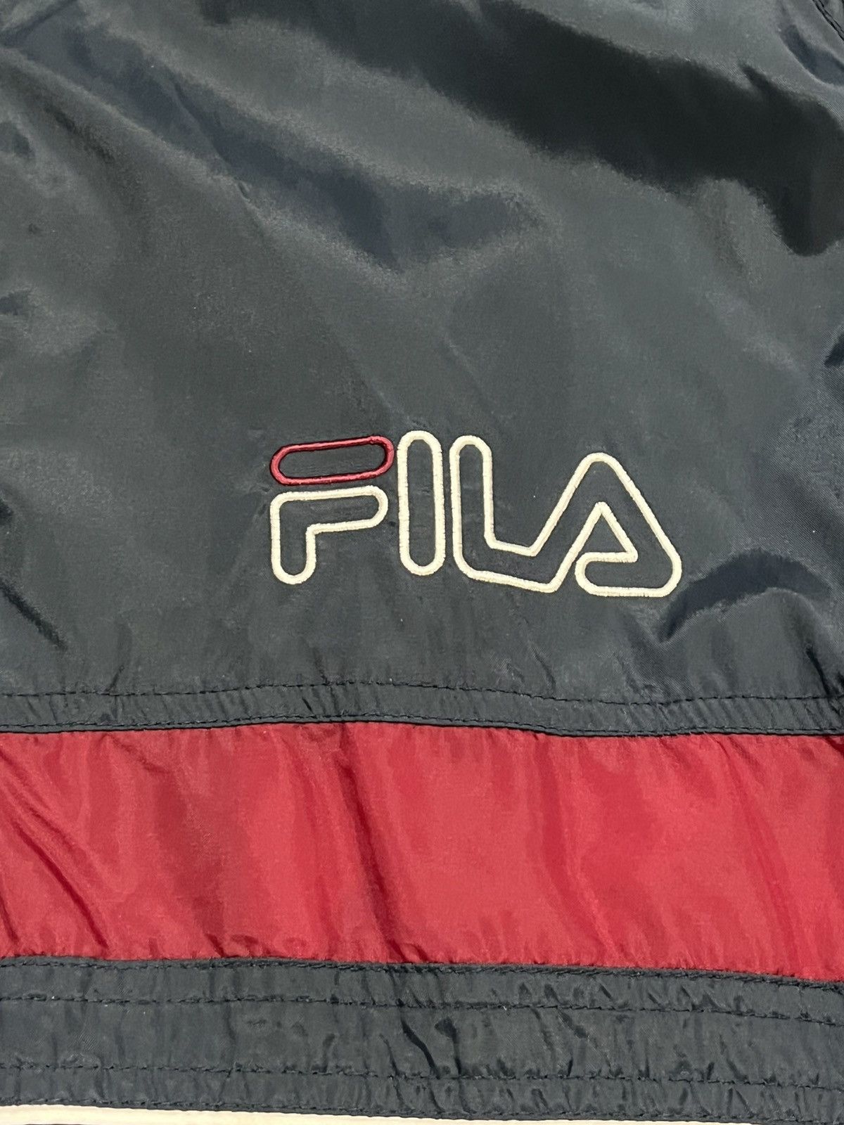 Fila Vintage FILA Windbreaker Nylon Navy Blue Full Zip-Up Jacket Size US XXL / EU 58 / 5 - 4 Thumbnail
