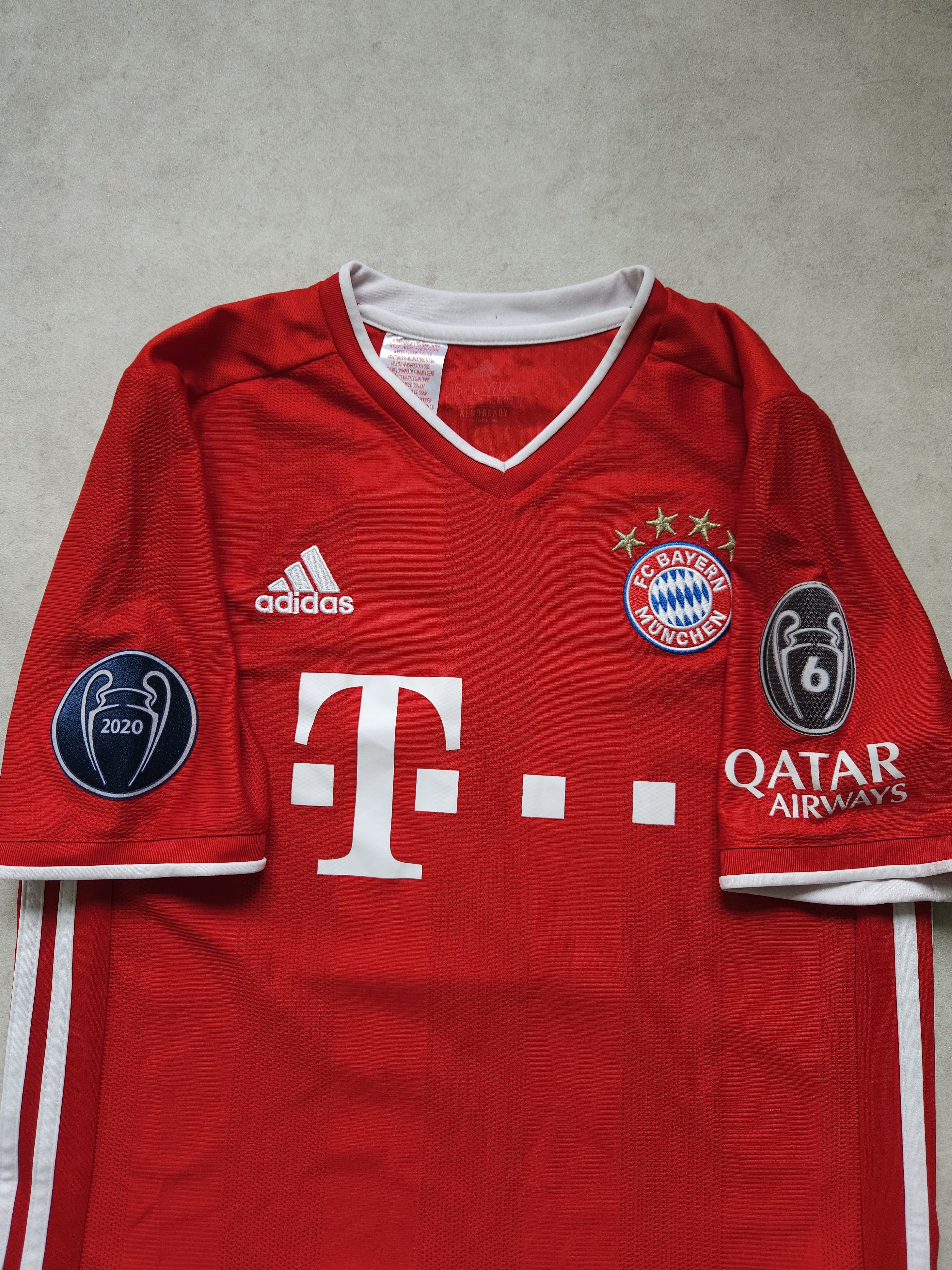 Adidas Bayern Munich 2019-2020 home jersey #7 Serge Gnabry Size US S / EU 44-46 / 1 - 3 Thumbnail