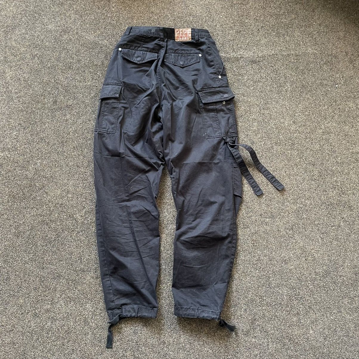 Vintage Vintage Y2K Baggy Cargo Pants Parachute Skate Grunge Logo 32 Size 32" / US 10 / IT 46 - 2 Thumbnail