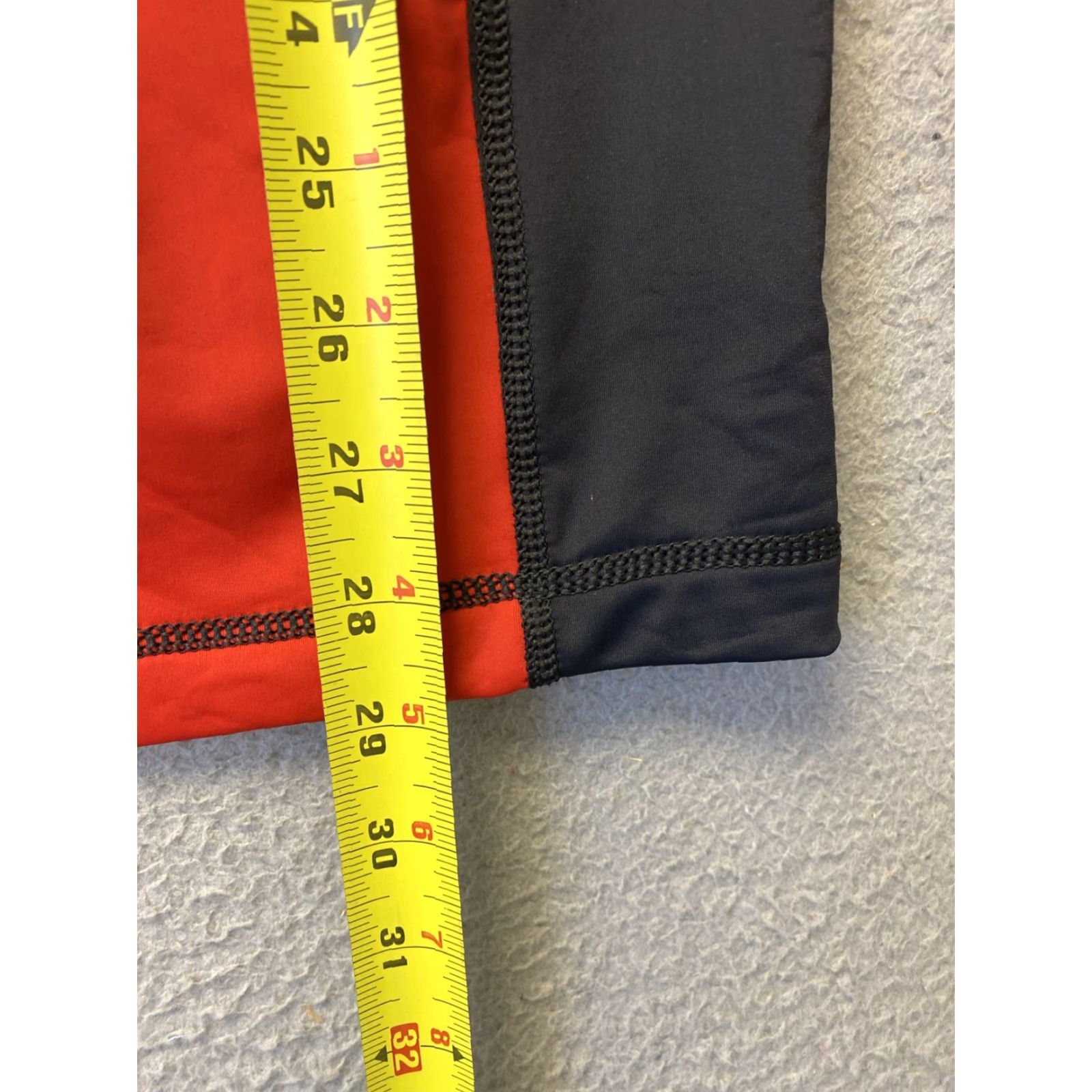 Vintage GO FAST Shirt Compression Long Sleeve Go Fast 2XL Adult Red Solid Gym & Training Activewear Mens T-Shirt Size US XXL / EU 58 / 5 - 5 Thumbnail