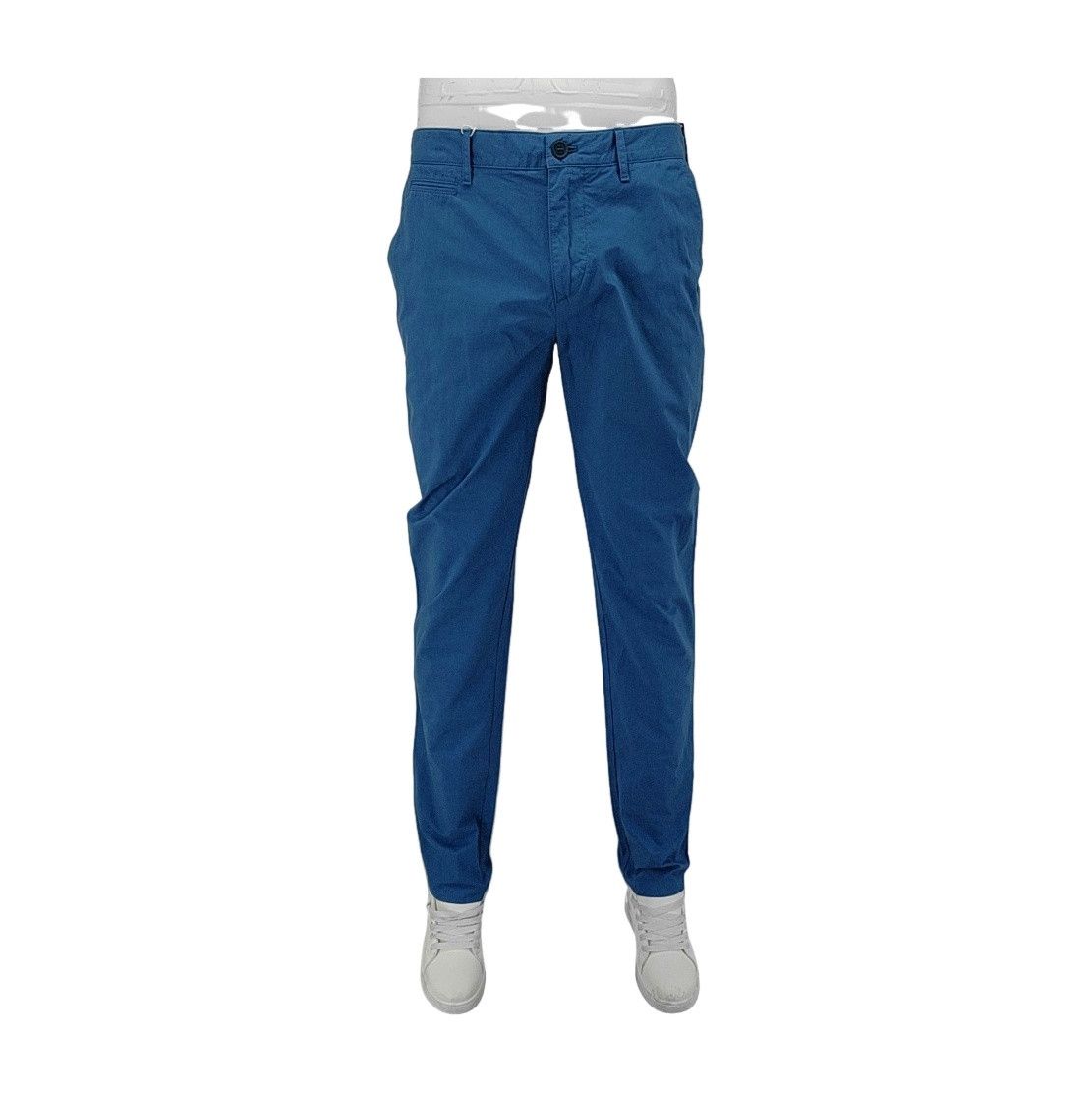 Burberry Burberry Brit Blue Cotton Casual Pants 32 Size US 32 / EU 48 - 1 Thumbnail