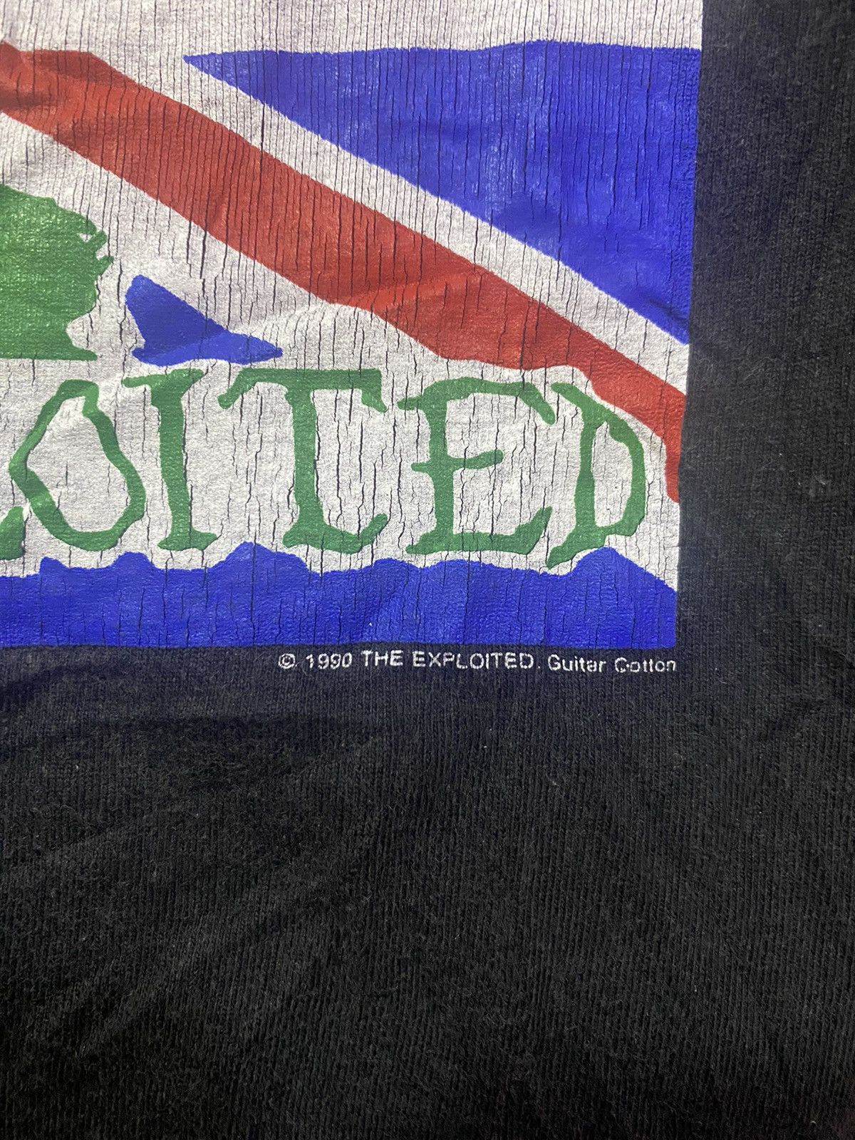 Band Tees × Vintage Vintage 90s Exploited Punk Band Black Tee Size US S / EU 44-46 / 1 - 5 Thumbnail