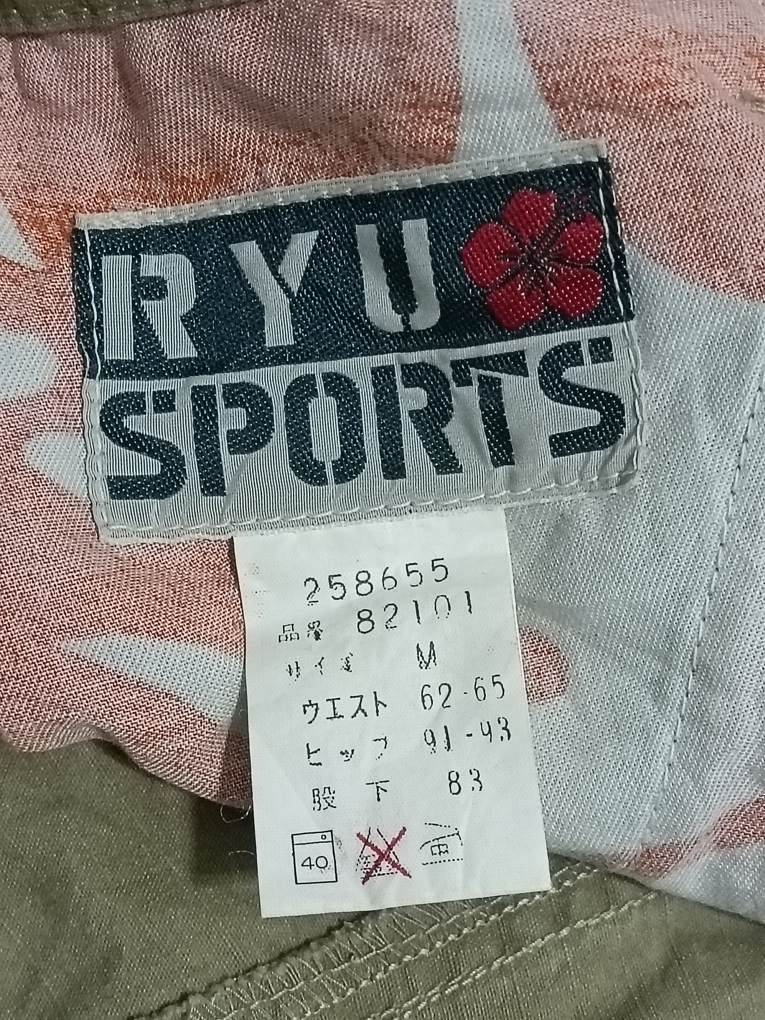 Japanese Brand RYU SPORTS MULTIPOCKET BAGGY CARGO PANT Size US 30 / EU 46 - 4 Thumbnail