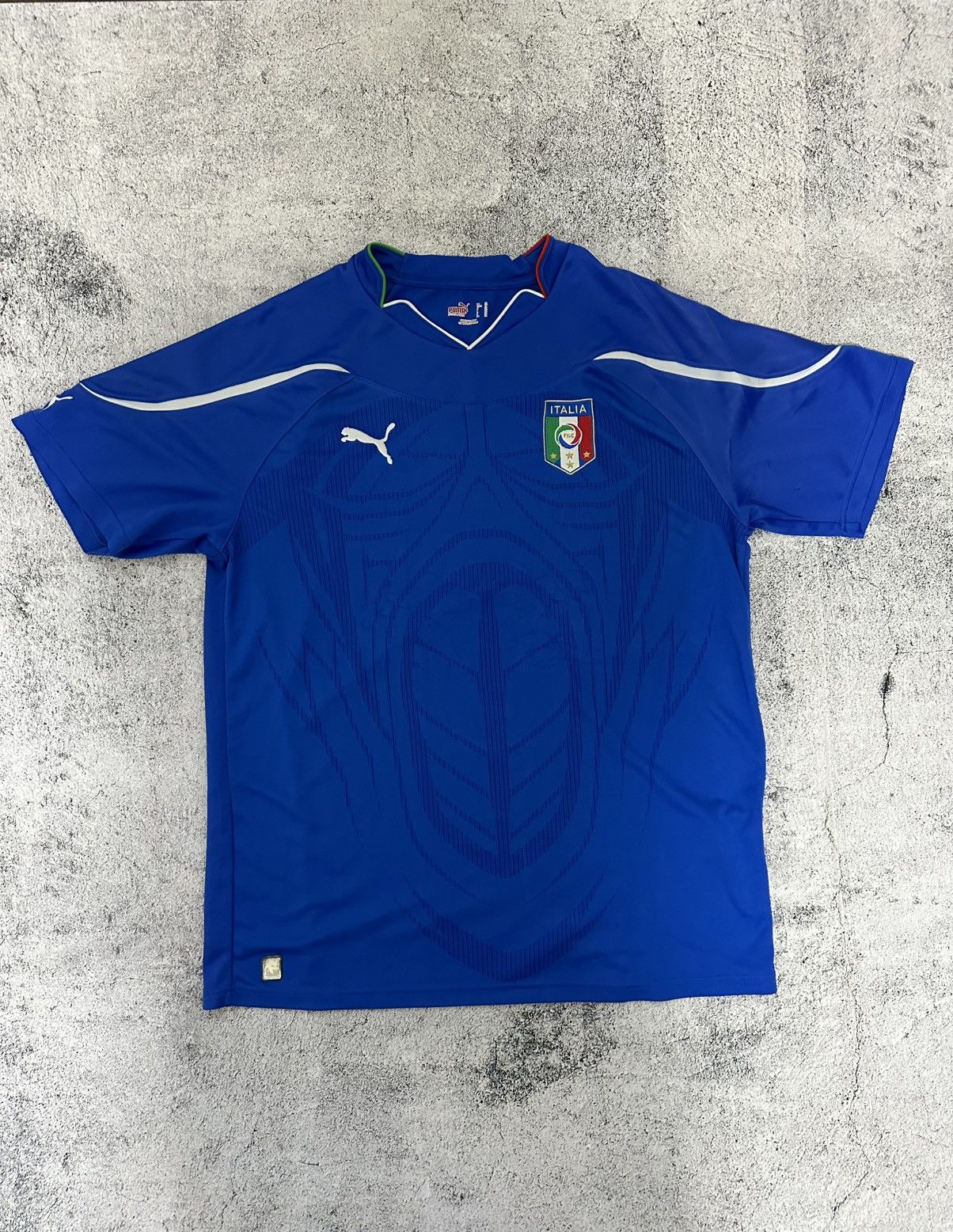 Puma Puma 2010/2011 Italia Home Soccer Jersey Size US XL / EU 56 / 4 - 1 Thumbnail