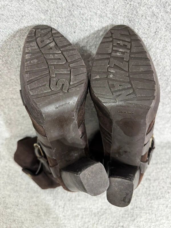 Stuart Weitzman Stuart Weitzman Wraparound Leather Suede Strap Boots 38 Size US 7.5 / IT 37.5 - 12 Thumbnail