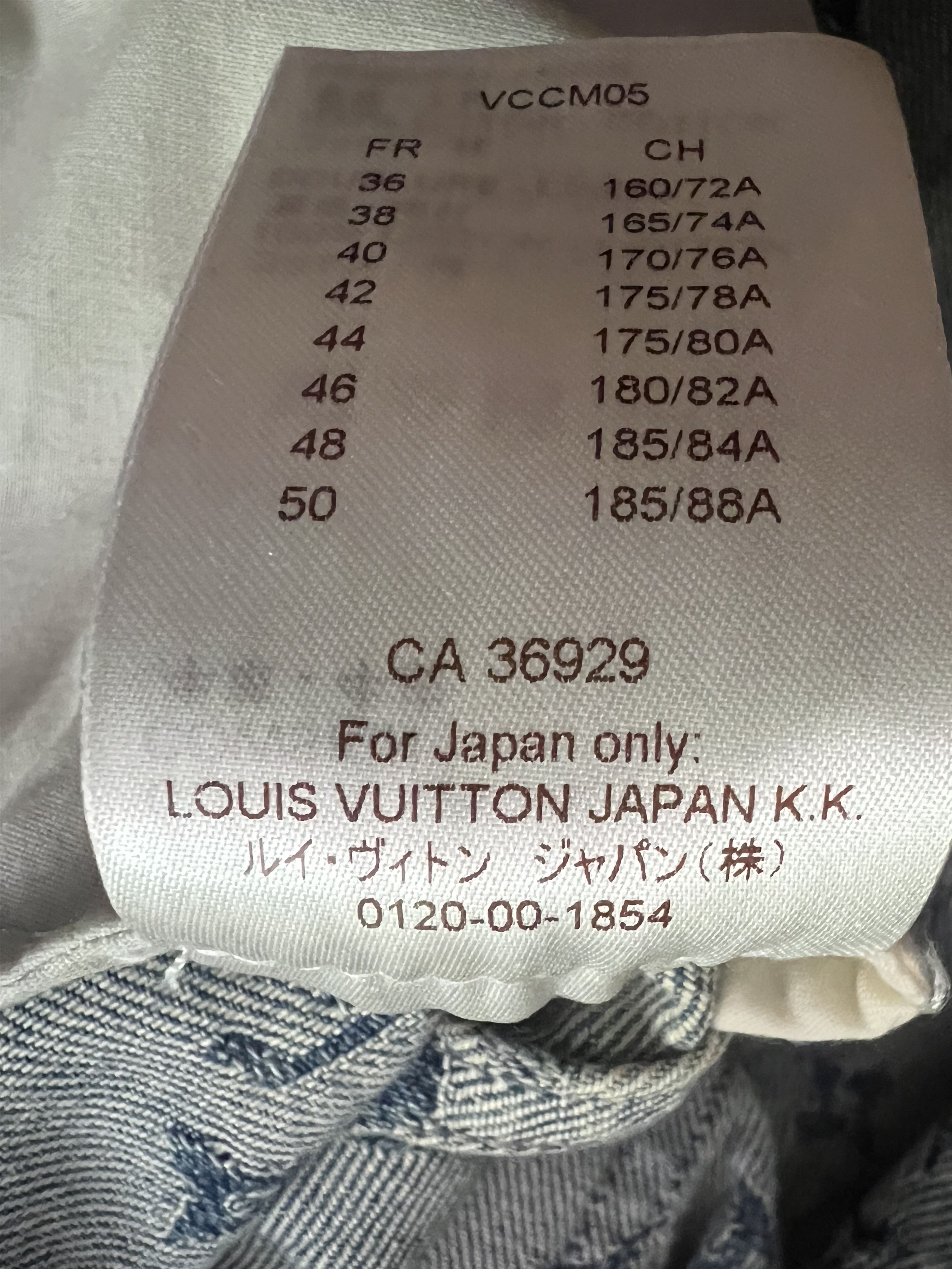 Louis Vuitton × Supreme LV X Supreme Sz32 Blue Monogram Denim Overall Size US 32 / EU 48 - 21 Thumbnail