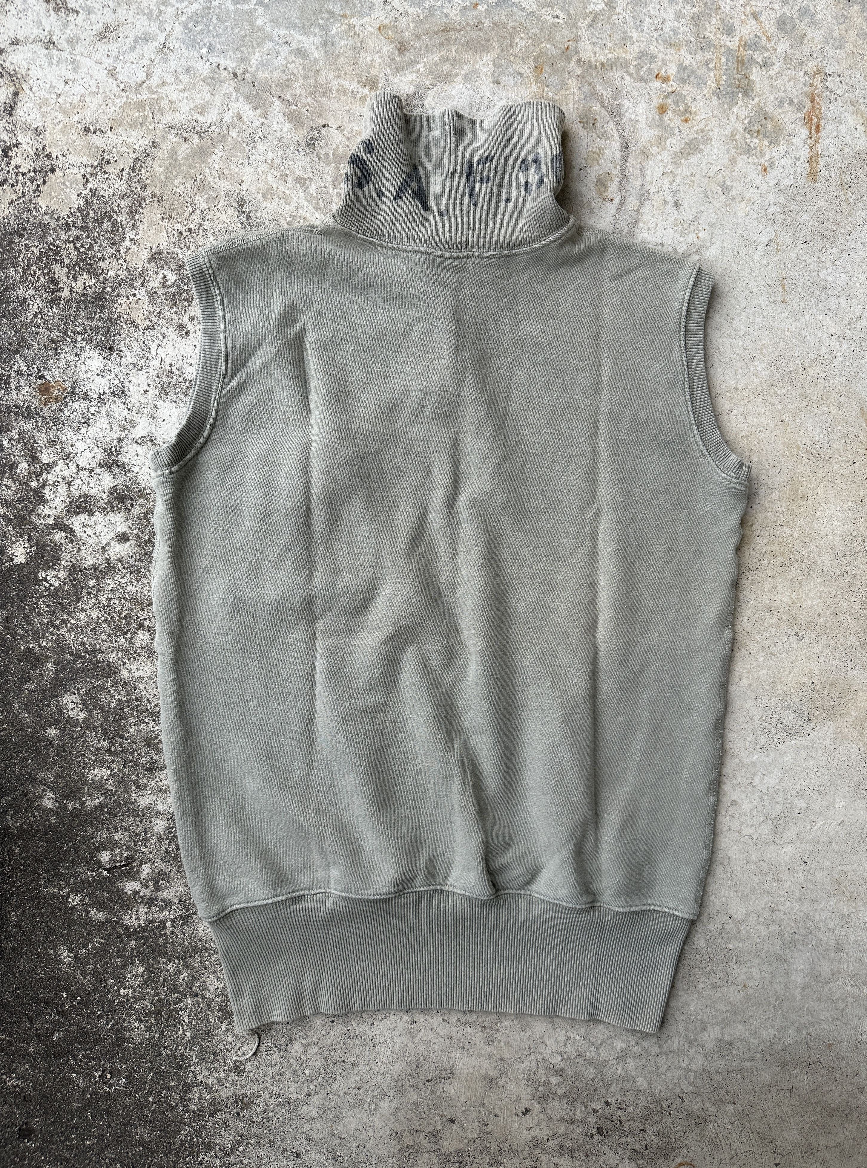 Kapital Kapital Stenciled US Army USAF Military vest polo quater zip Size US M / EU 48-50 / 2 - 3 Thumbnail