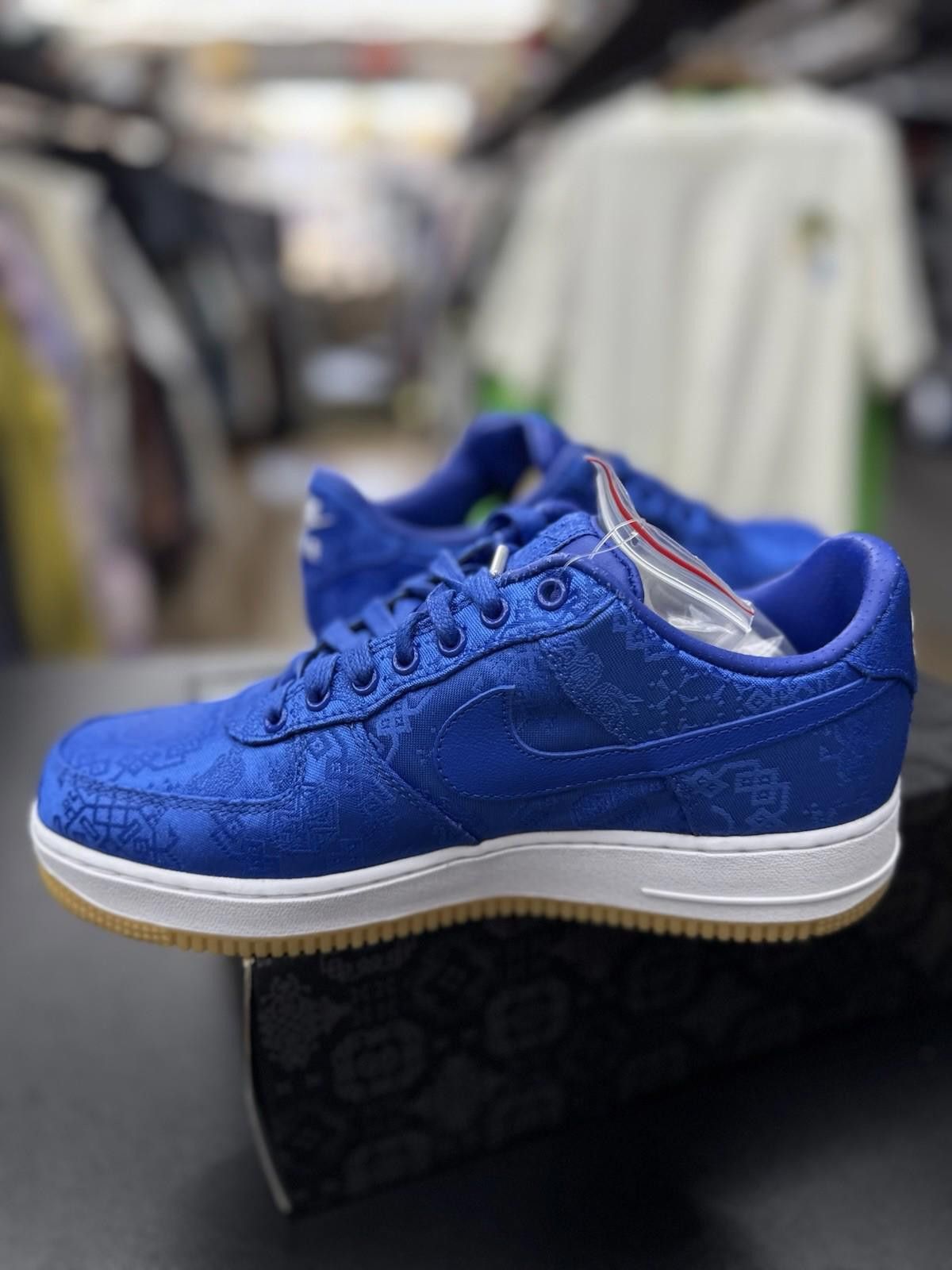 Nike Nike Air Force 1 Low CLOT Blue Size 8 Tear Away Silk NEW Size US 8 / EU 41 - 7 Thumbnail