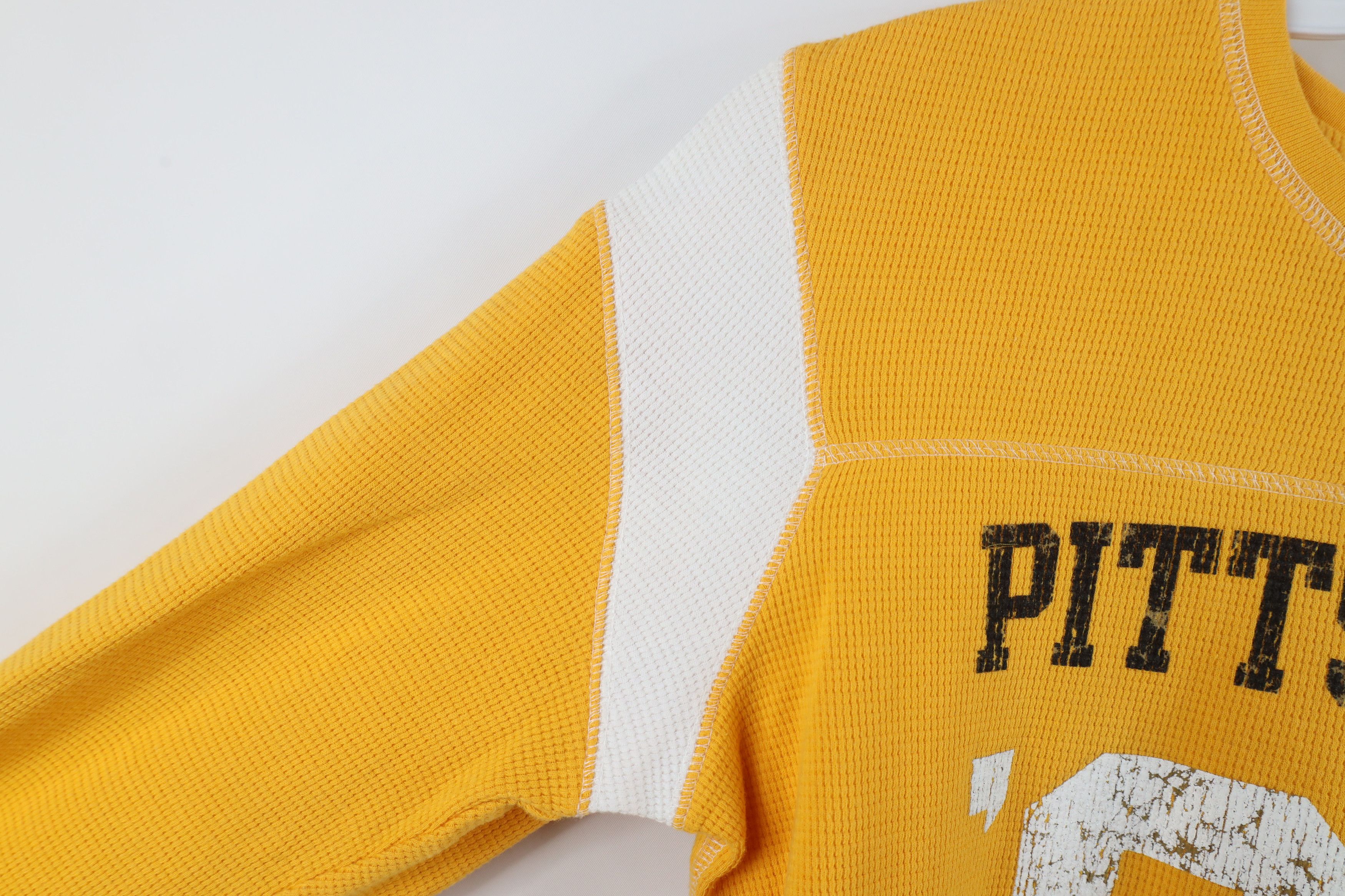 Reebok × Vintage Vintage Reebok Steelers Football Thermal Waffle Knit T-Shirt Size M / US 6-8 / IT 42-44 - 6 Thumbnail