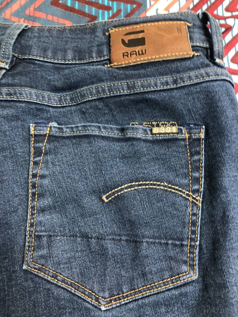G-Star × Japanese Brand Vintage GStar Raw Jeans Low Rise Washed Distressed Denim y2k Size 29" - 8 Thumbnail