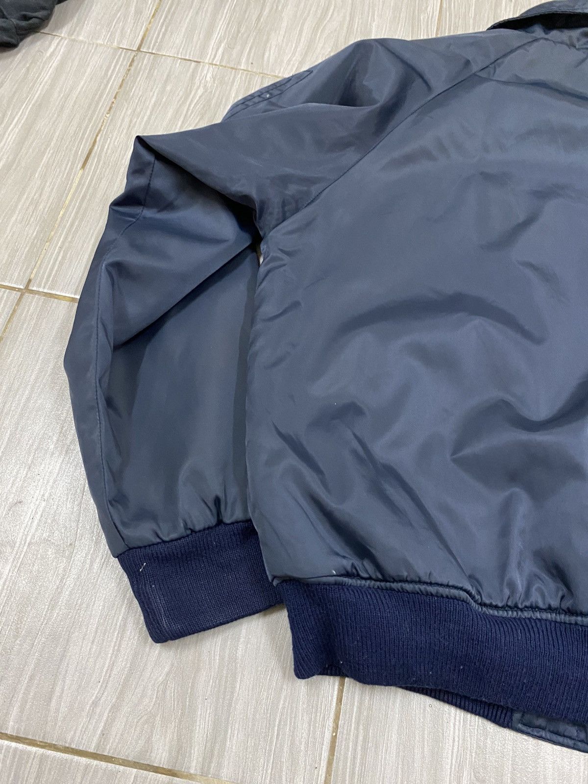 Vintage Vtg Kister Winter Wear Bomber Jacket Blue Size US L / EU 52-54 / 3 - 8 Thumbnail