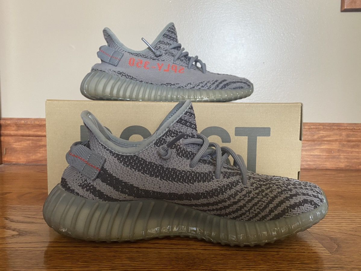image of Adidas x Kanye West Yeezy 350 Beluga V2 Shoes in Grey, Men's (Size 9)