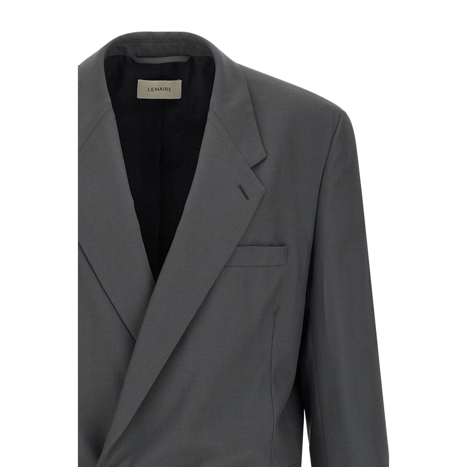 Lemaire Lemaire DB Gray Oversized Blazer New & Authentic (Men's size Size US L / EU 52-54 / 3 - 3 Thumbnail