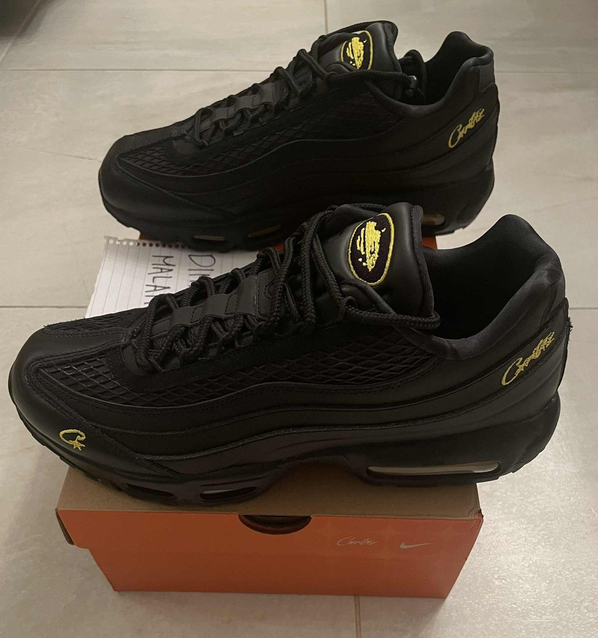 Corteiz × Nike Nike Air Max 95 x Corteiz “Honey Black” – Size EU 45 / US 11 Size US 11 / EU 44 - 3 Thumbnail