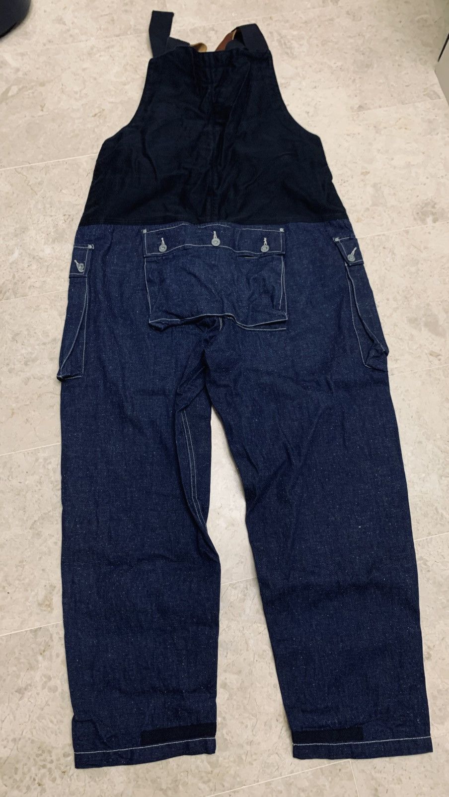 Nigel Cabourn Nigel Cabourn x Lybro moleskin denim docking dungaree. Size US 35 - 5 Thumbnail