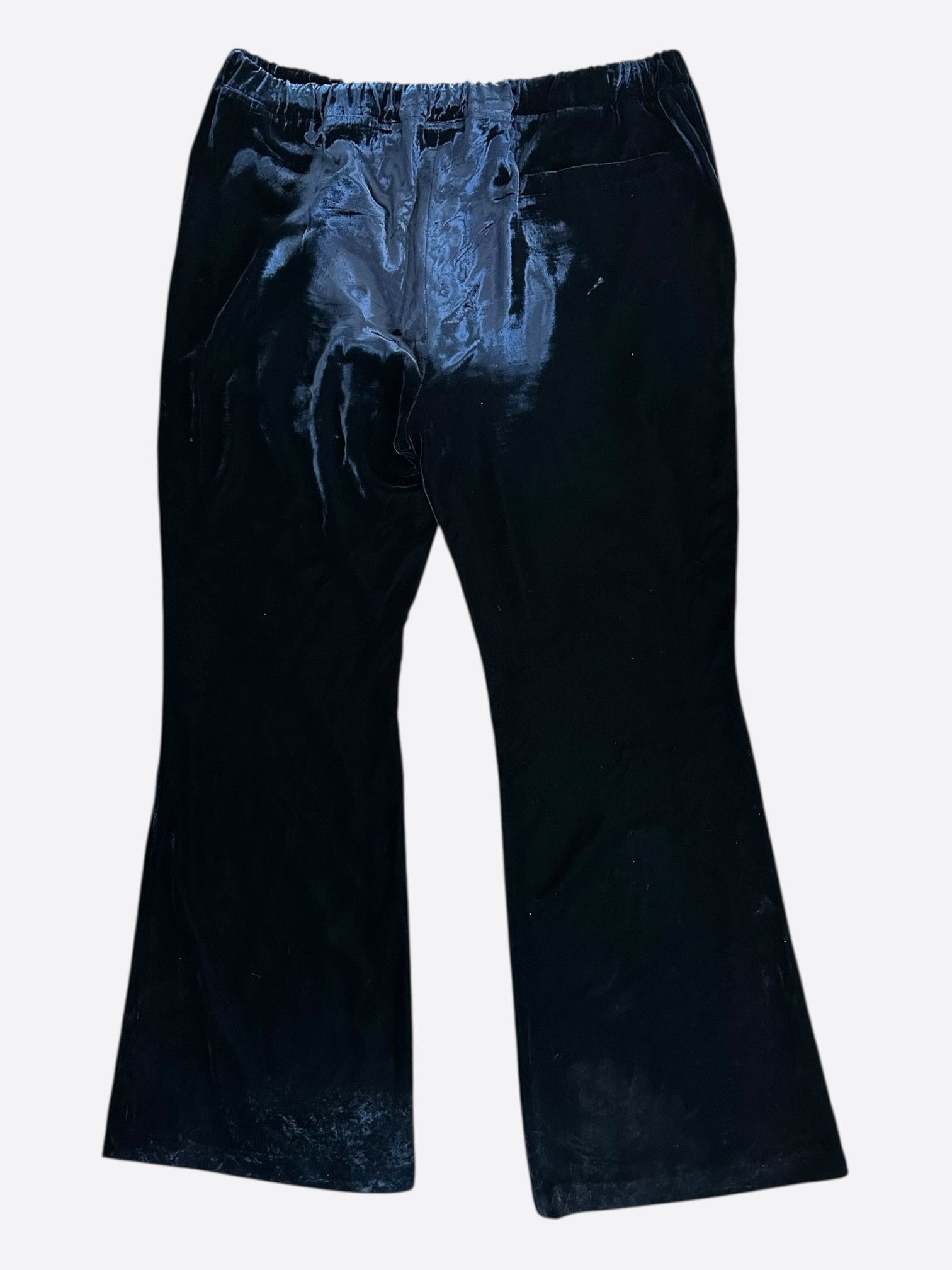 Louis Vuitton Louis Vuitton Navy Velvet Flared Track Pants Size US 38 / EU 54 - 2 Thumbnail