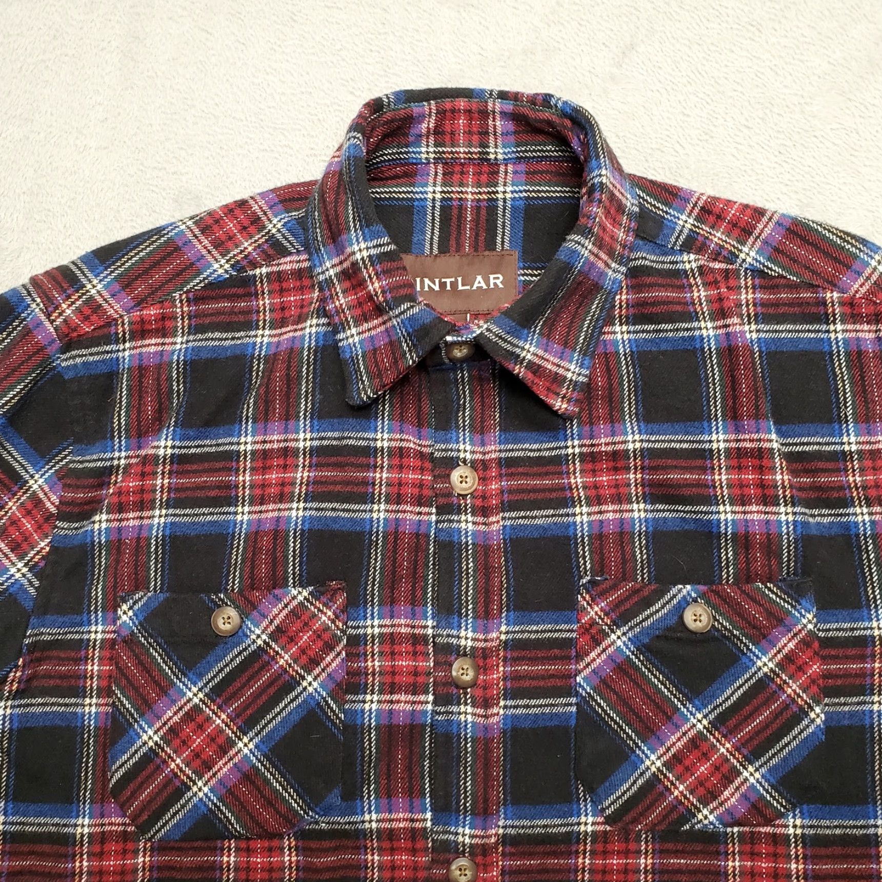 Vintage VINTAGE Pintlar Flannel Shirt Mens M Brown Red Plaid Work Heavyweight Brushed Twill Button-Up Casual Mens Size US M / EU 48-50 / 2 - 2 Thumbnail