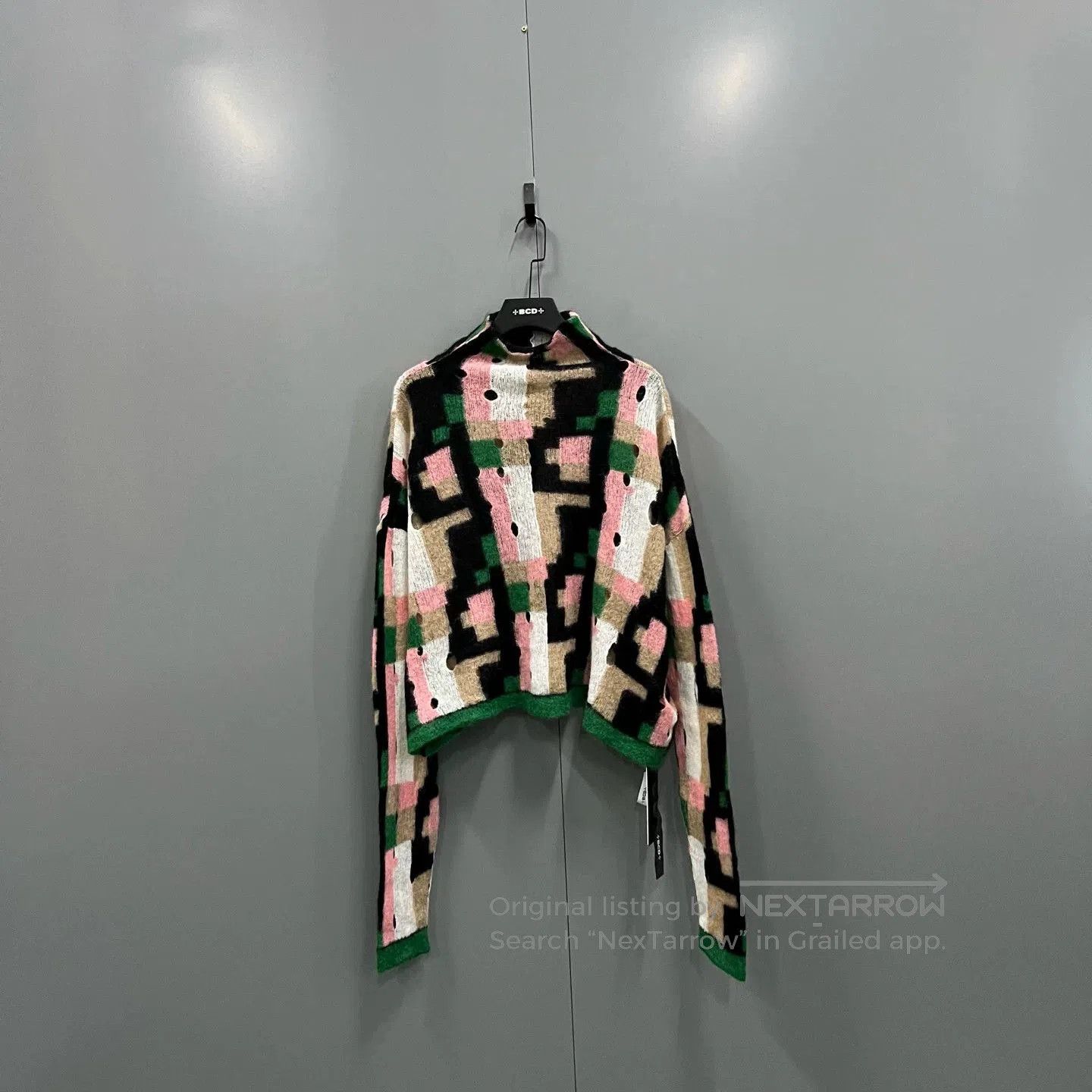 Loewe LOEWE Colorblock Geometric Knit Sweater. Size S / US 4 / IT 40 - 1 Thumbnail