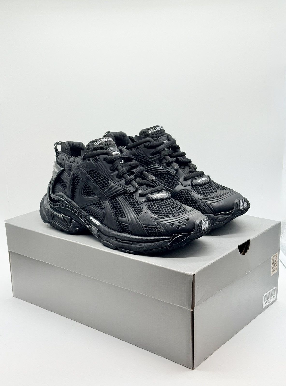 Balenciaga WORN TWICE - Size 11 Balenciaga Runner Sneaker Black Matte Size US 11 / EU 44 - 1 Thumbnail