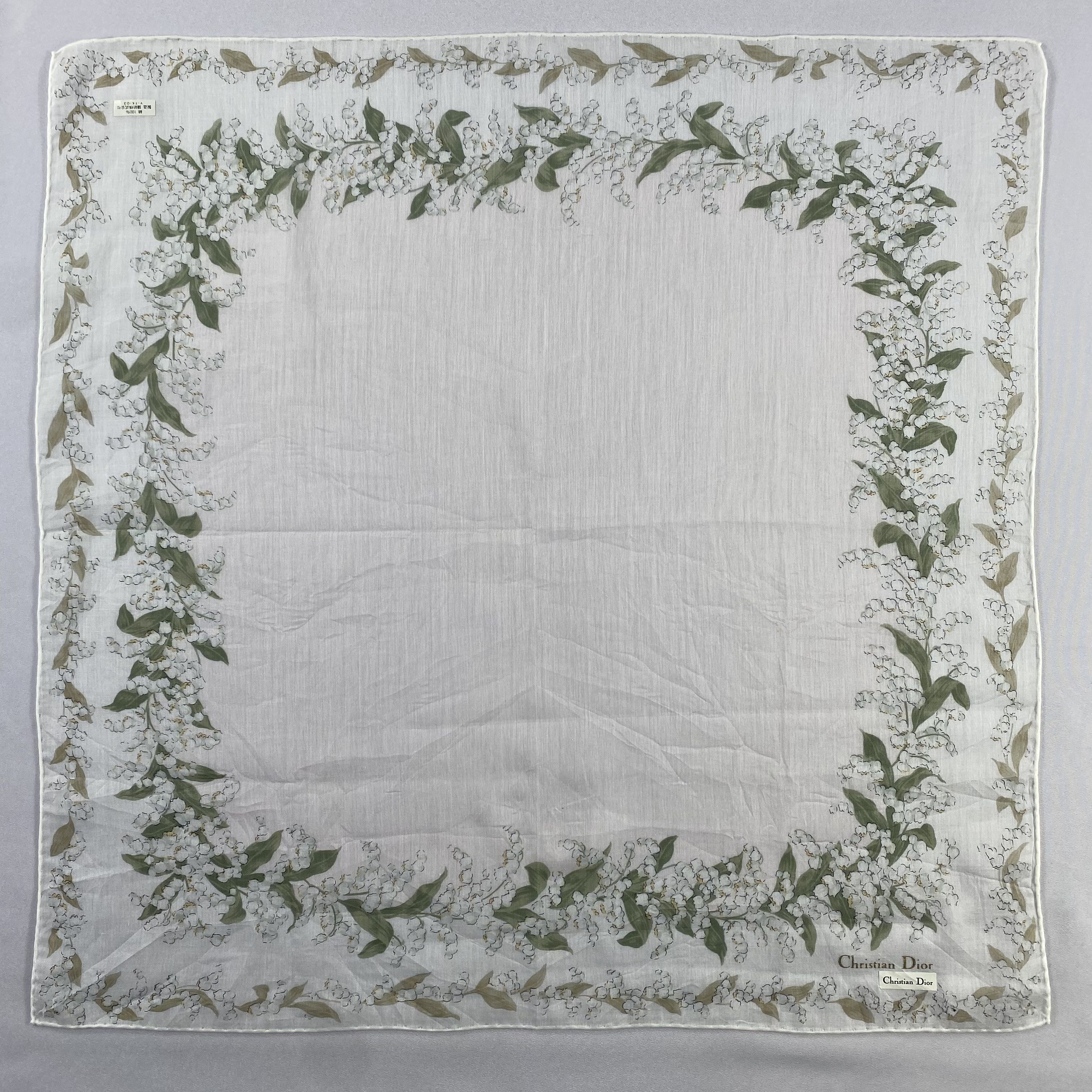 Vintage NWT Christian Dior Monsieur Handkerchief / Neckerchief-P1834 Size ONE SIZE - 1 Thumbnail