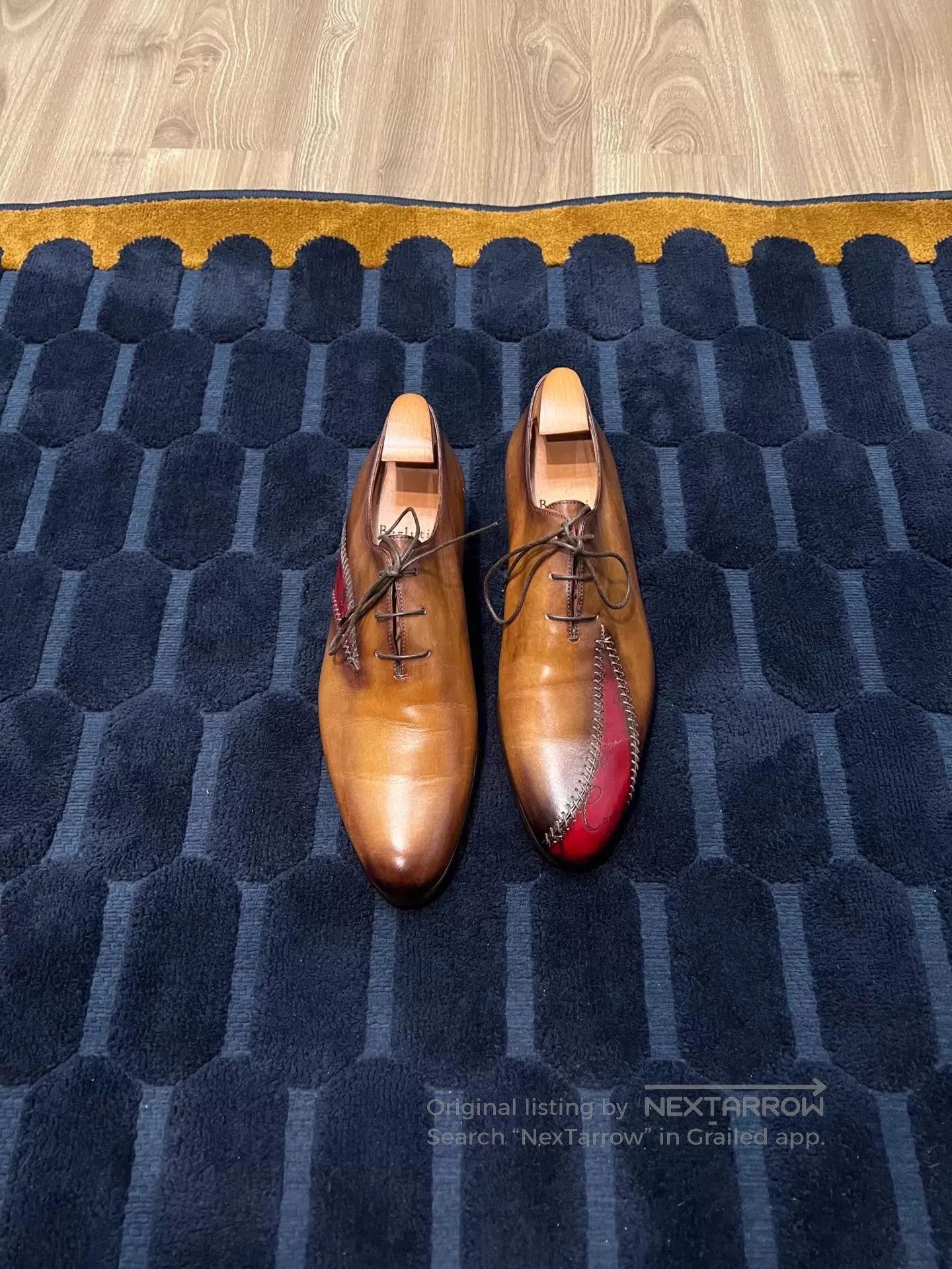 Berluti Multi-Color Leather Formal Oxford Shoes. Size US 7.5 / EU 40-41 - 2 Thumbnail