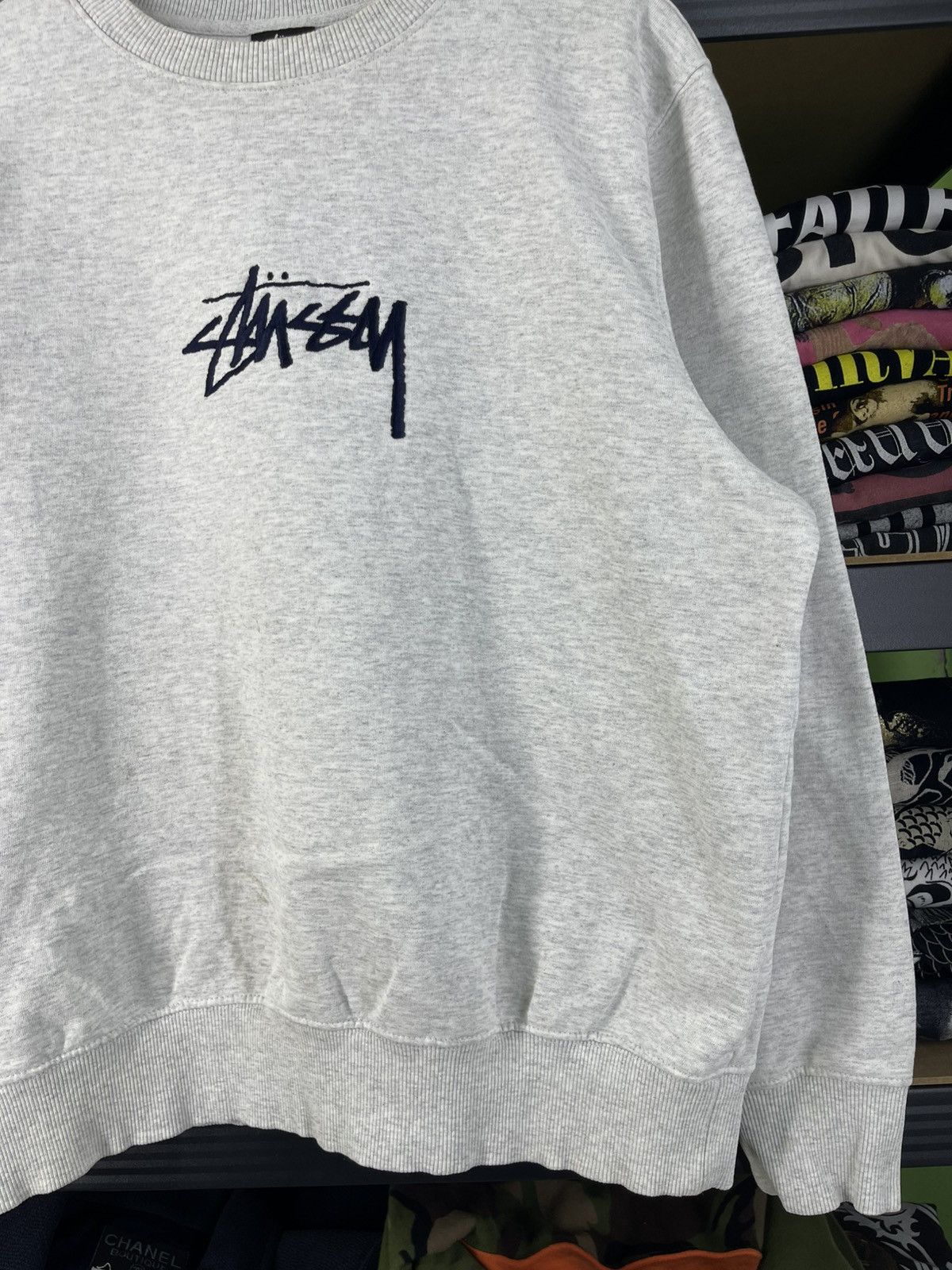 Stussy Vintage Stussy Stock Applique Embroidered Logo Sweatshirt Size US S / EU 44-46 / 1 - 5 Thumbnail