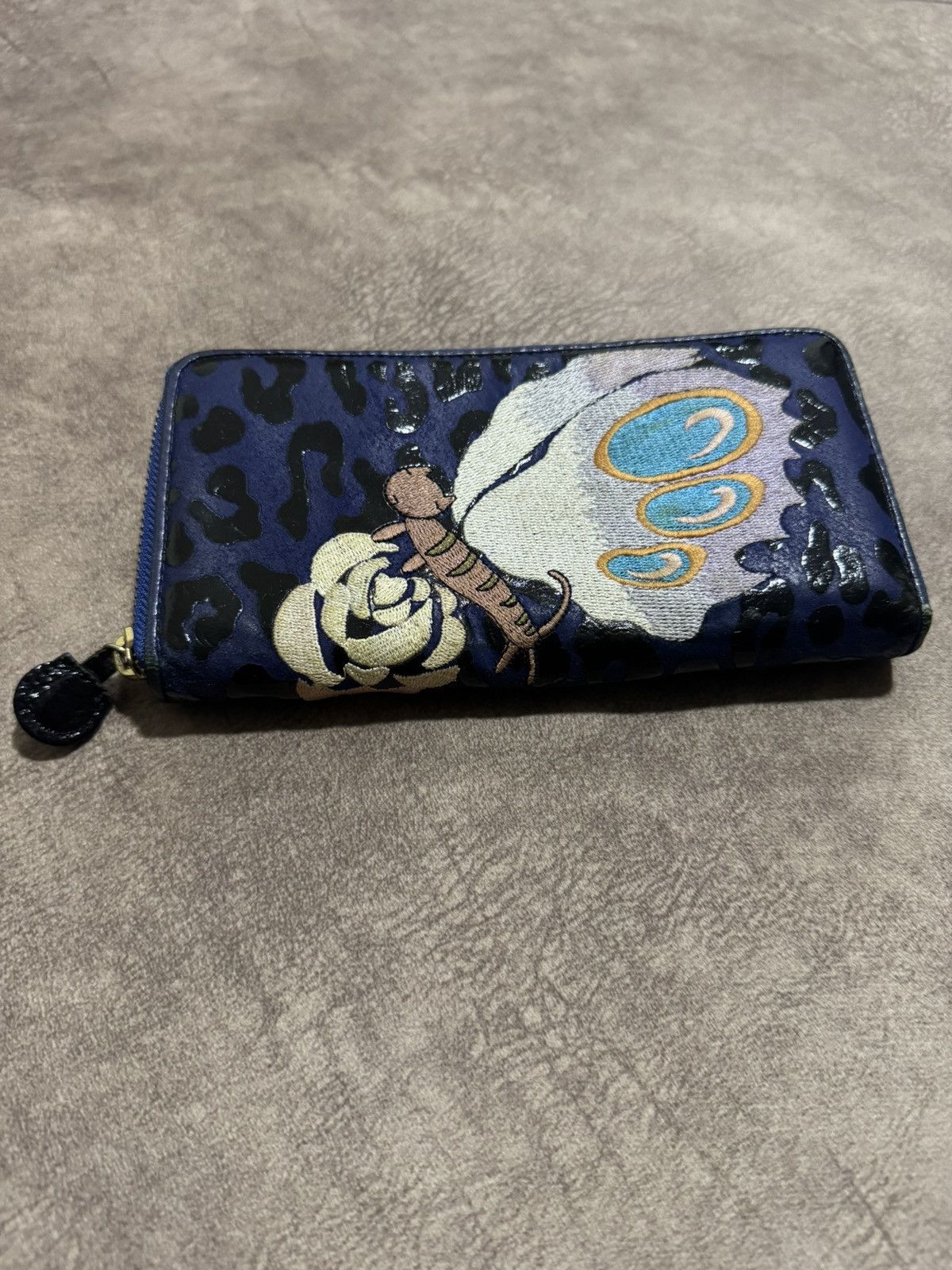 Tsumori Chisato Tsumori Chisato Cat Butterfly Embroidery Long Wallet Size ONE SIZE - 1 Thumbnail